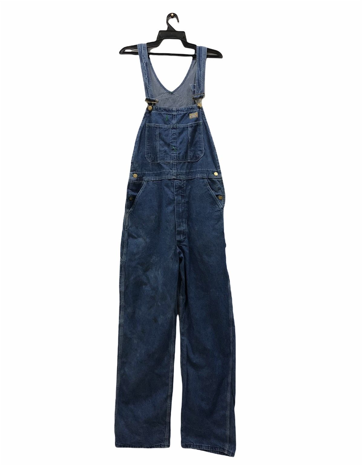 Levi's × Levi's Vintage Clothing × Vintage Vintage Y2K Levi’s Denim Overalls Two Horse Brand Workwear Size US 33 - 1 Thumbnail