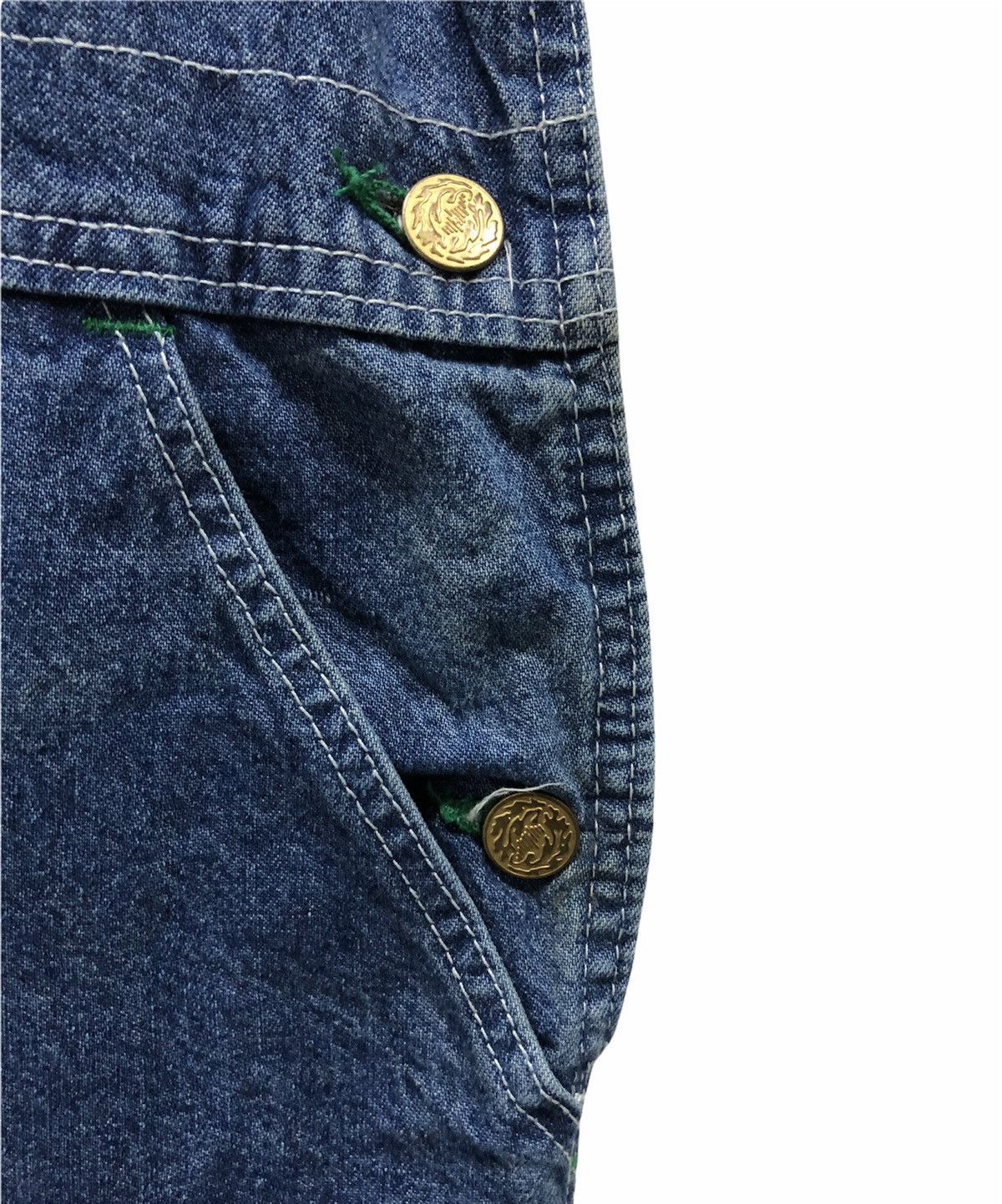 Levi's × Levi's Vintage Clothing × Vintage Vintage Y2K Levi’s Denim Overalls Two Horse Brand Workwear Size US 33 - 7 Thumbnail