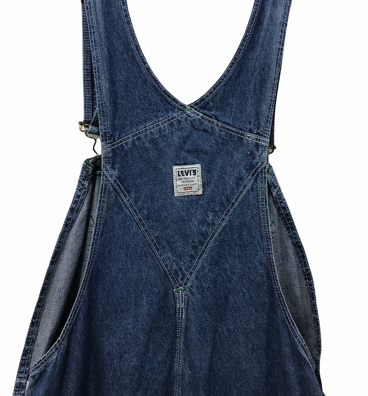 Levi's × Levi's Vintage Clothing × Vintage Vintage Y2K Levi’s Denim Overalls Two Horse Brand Workwear Size US 33 - 4 Thumbnail