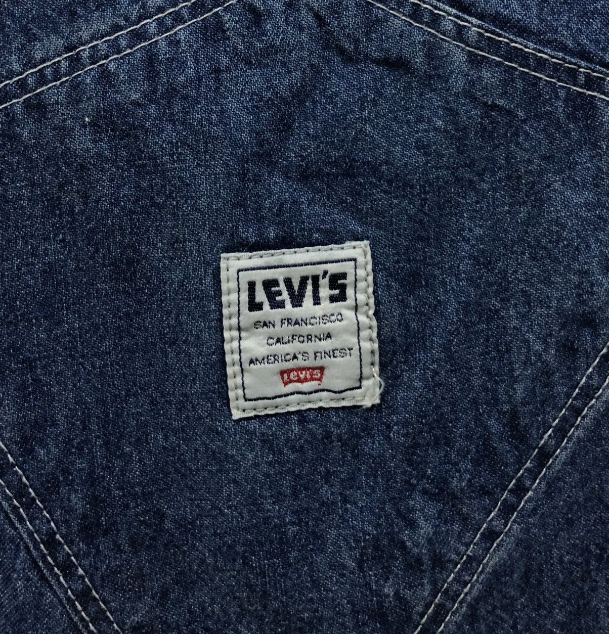 Levi's × Levi's Vintage Clothing × Vintage Vintage Y2K Levi’s Denim Overalls Two Horse Brand Workwear Size US 33 - 6 Thumbnail