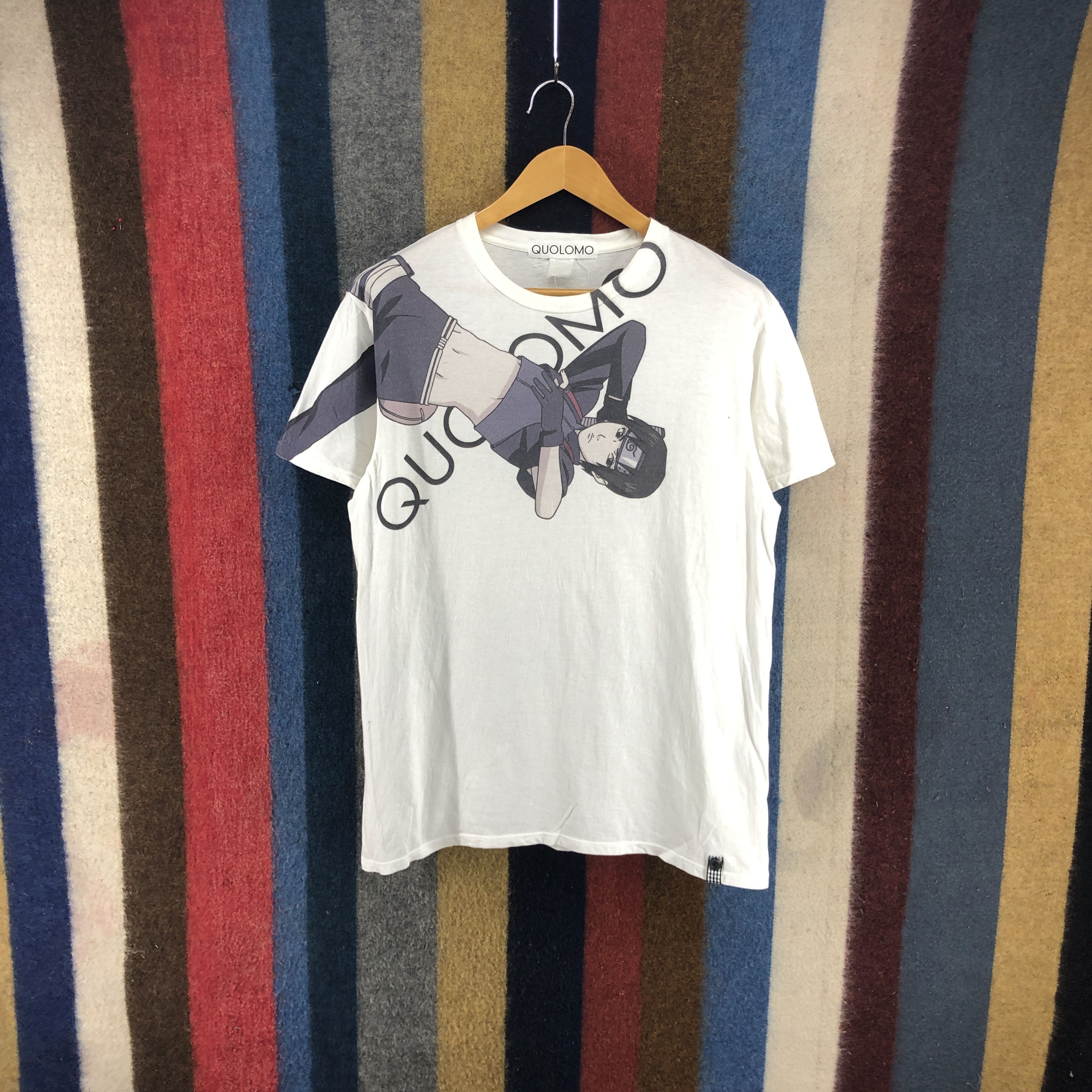 image of Anima Quolomo Naruto Sai Yamanaka Crew Neck T Shirt 0204/j in White, Men's (Size Medium)