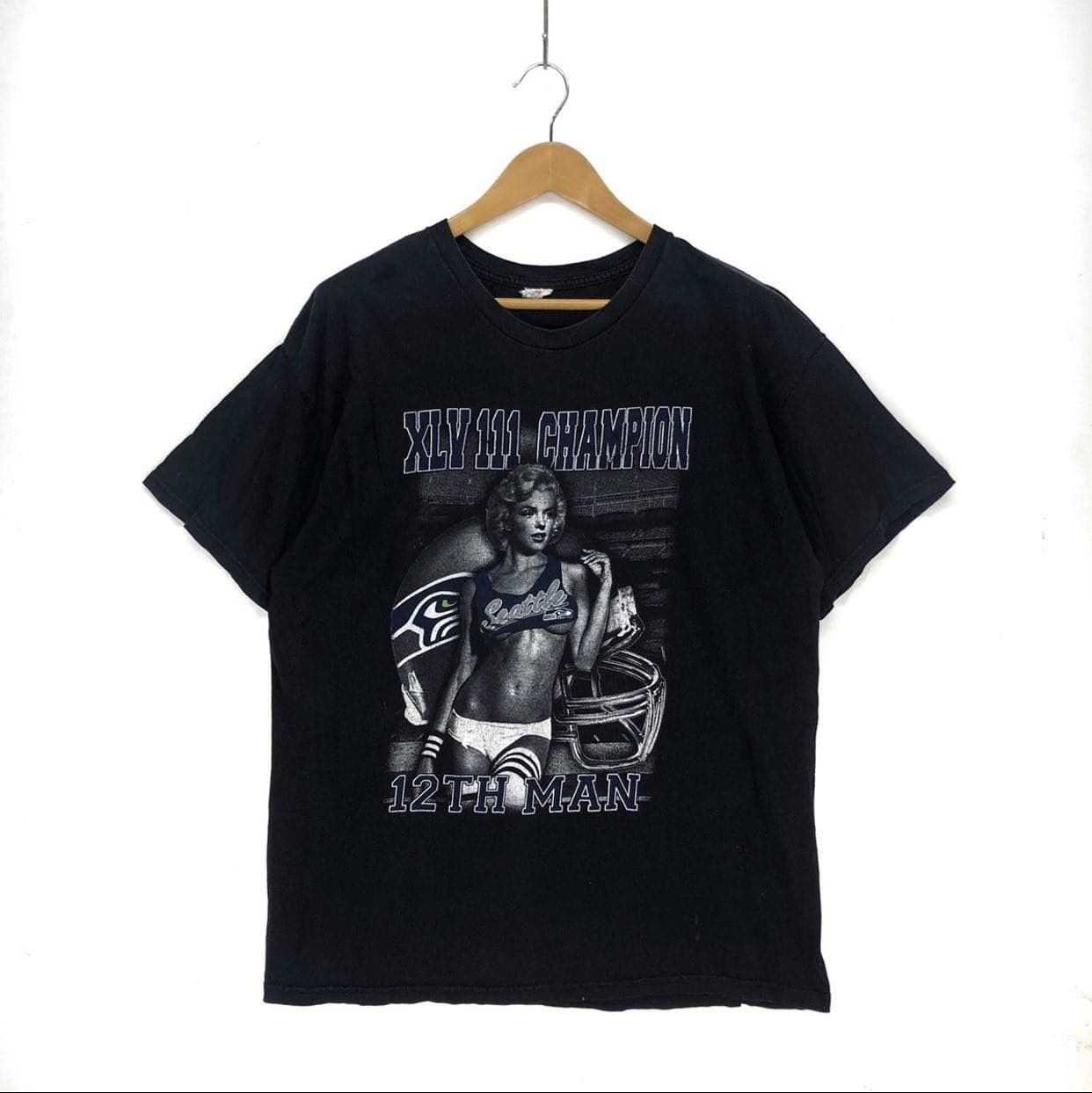 AAA HAWK SEATTLE Crew Neck T Shirt #1243-44 Size US L / EU 52-54 / 3 - 1 Preview