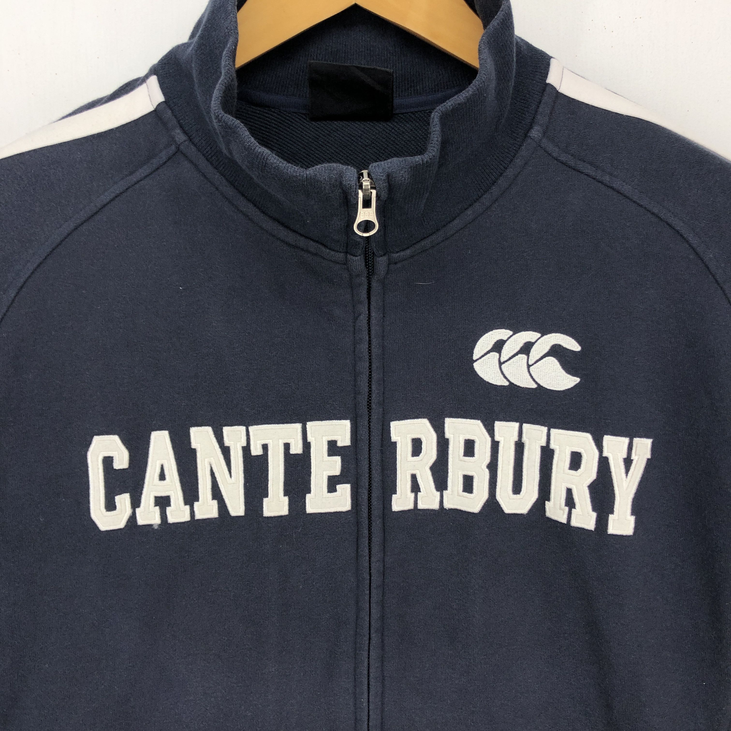 Canterbury of New Zealand CANTERBURY Stripe Sweatshirt Turtle Neck #1570-58 Size US L / EU 52-54 / 3 - 2 Thumbnail