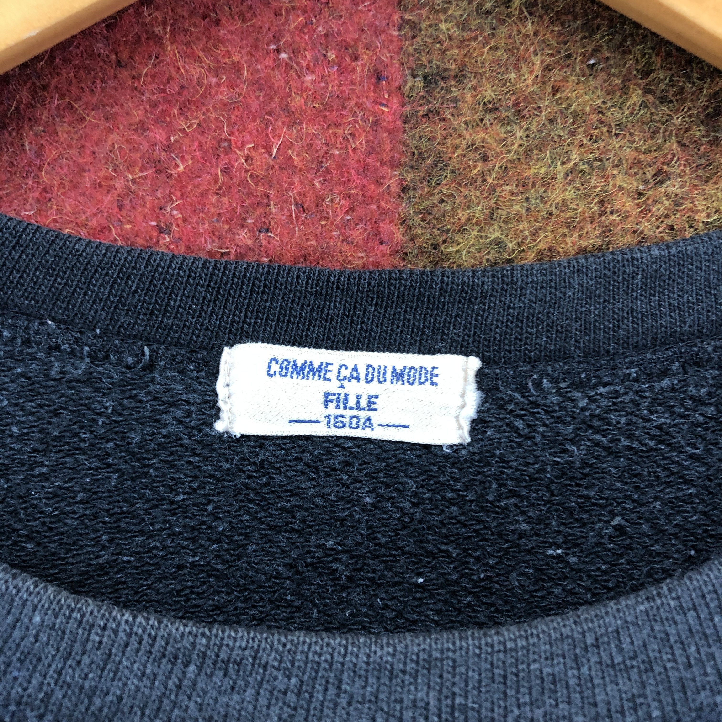 Japanese Brand 90s Vintage COMME Ca Du MODE FILLE Sweatshirt #0606/Z Size S / US 4 / IT 40 - 5 Thumbnail