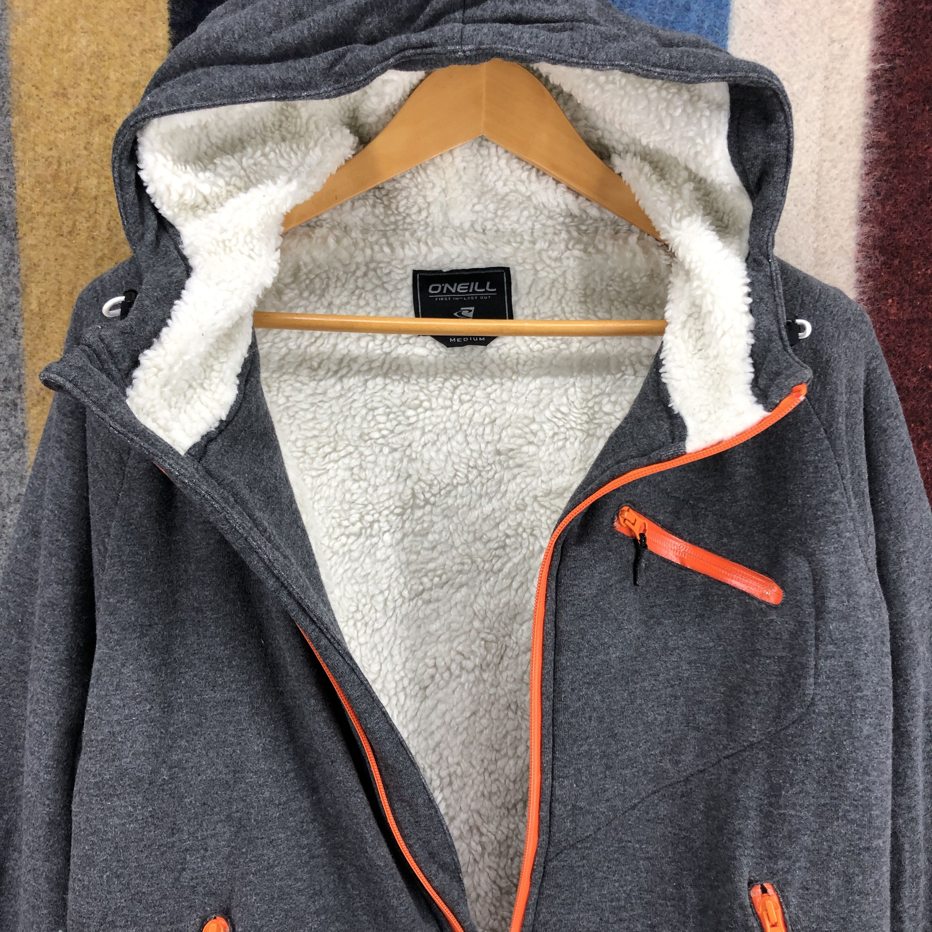 O'Neill ONEILL Warm Zipper Hoodie #0541/W Size US M / EU 48-50 / 2 - 6 Thumbnail