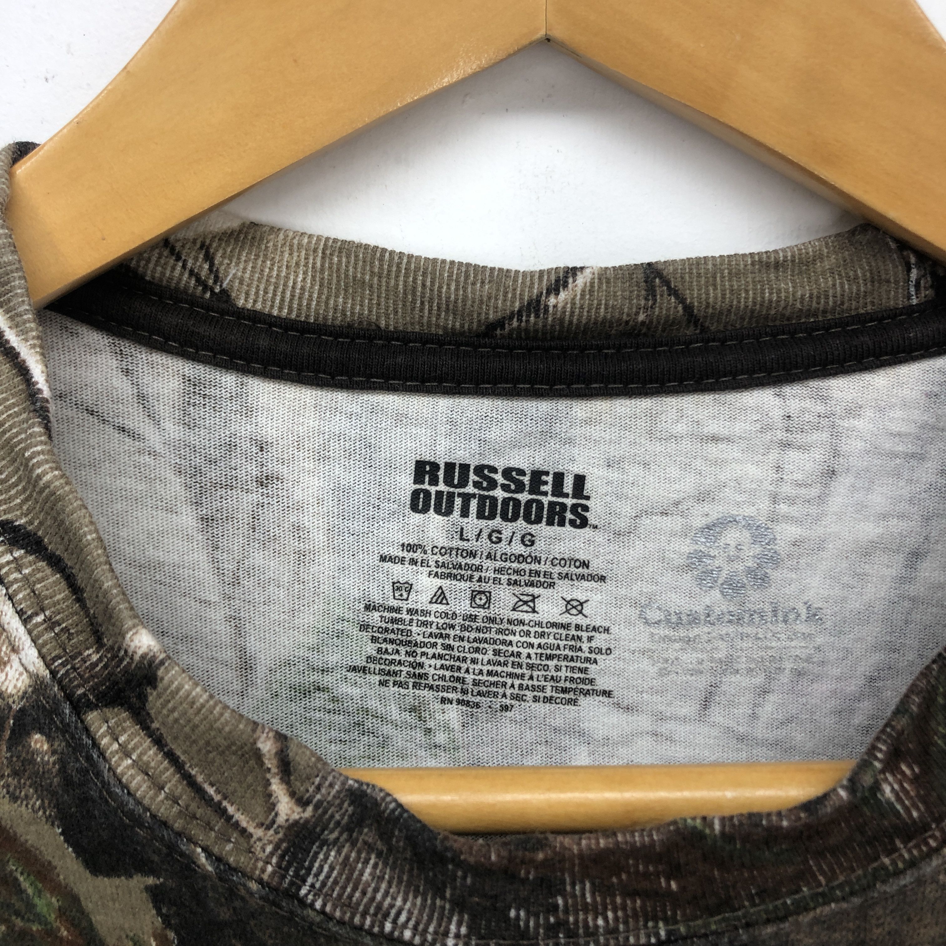 Russell Athletic RUSSELL OUTDOOR REALTREE T Shirt #1255-44 Size US L / EU 52-54 / 3 - 4 Thumbnail