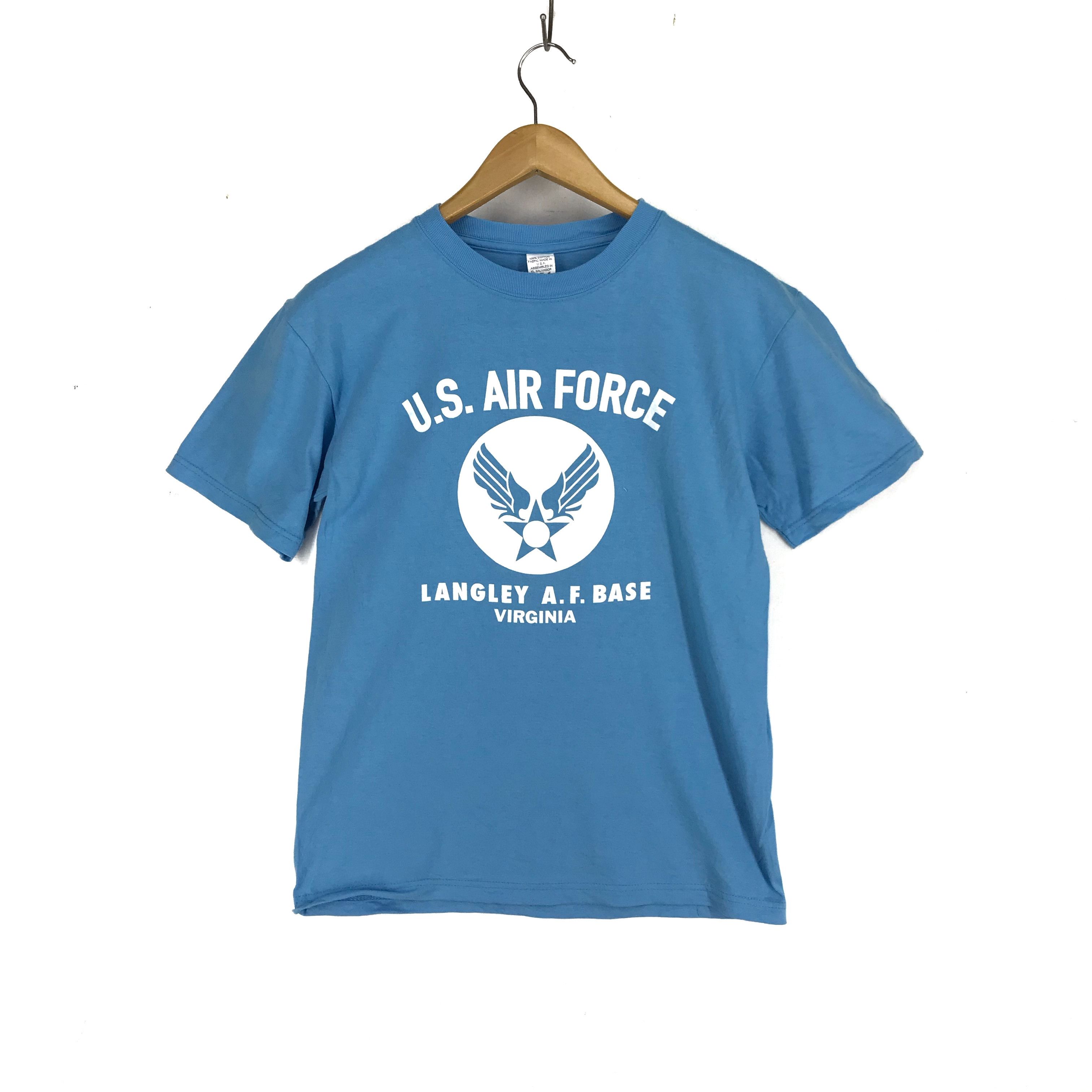 Vintage 90s Vintage US AIR FORCE VIRGINIA Crew Neck T Shirt #2317-80 Size US S / EU 44-46 / 1 - 1 Thumbnail