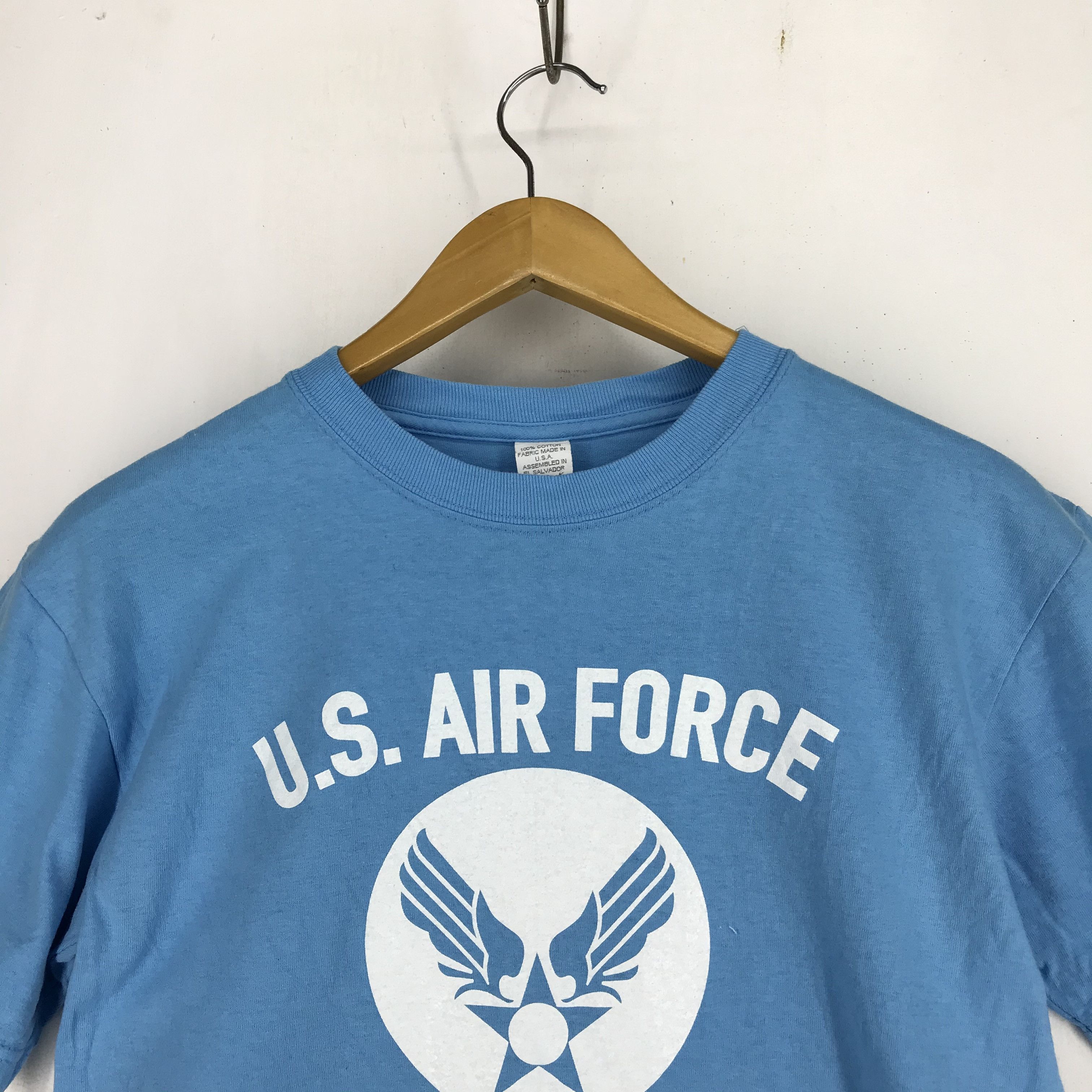 Vintage 90s Vintage US AIR FORCE VIRGINIA Crew Neck T Shirt #2317-80 Size US S / EU 44-46 / 1 - 2 Thumbnail