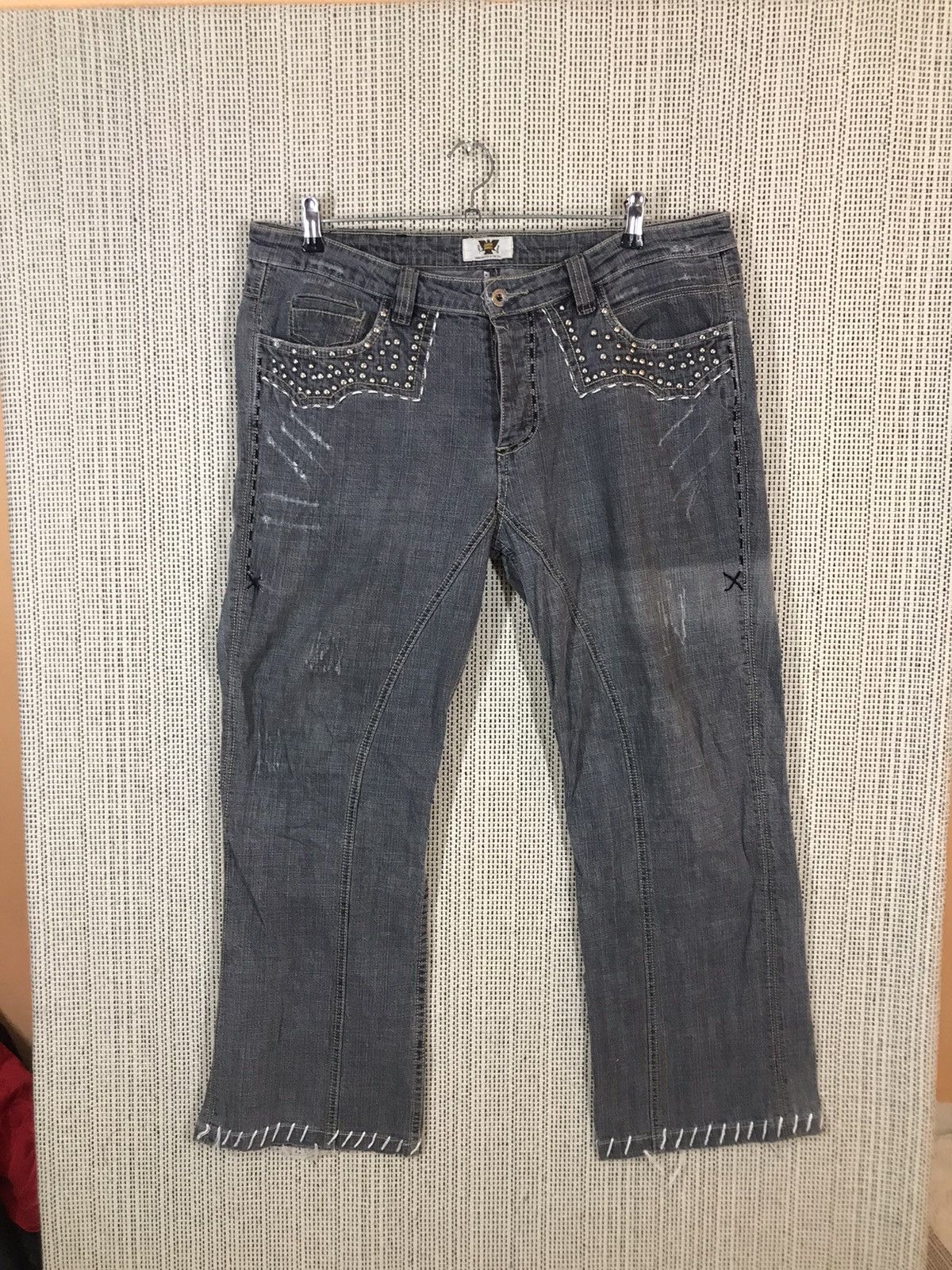 Antik Denim ‼️ANTIK DENIM DISTRESSED DENIM NICE PATTERN‼️ Size US 34 / EU 50 - 1 Thumbnail