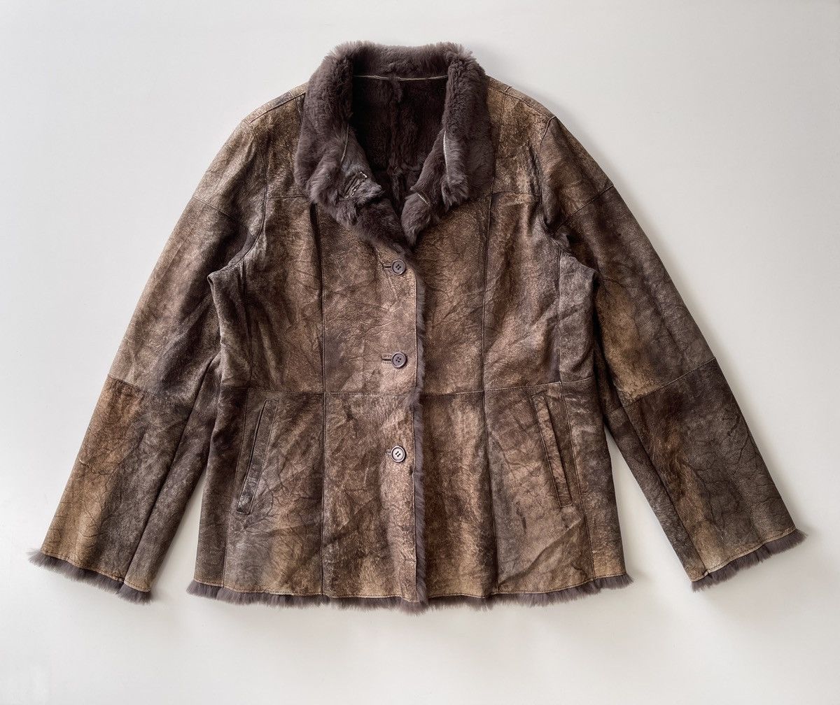 Vintage Vintage Rabbit Fur Patchwork Jacket Size L / US 10 / IT 46 - 4 Thumbnail