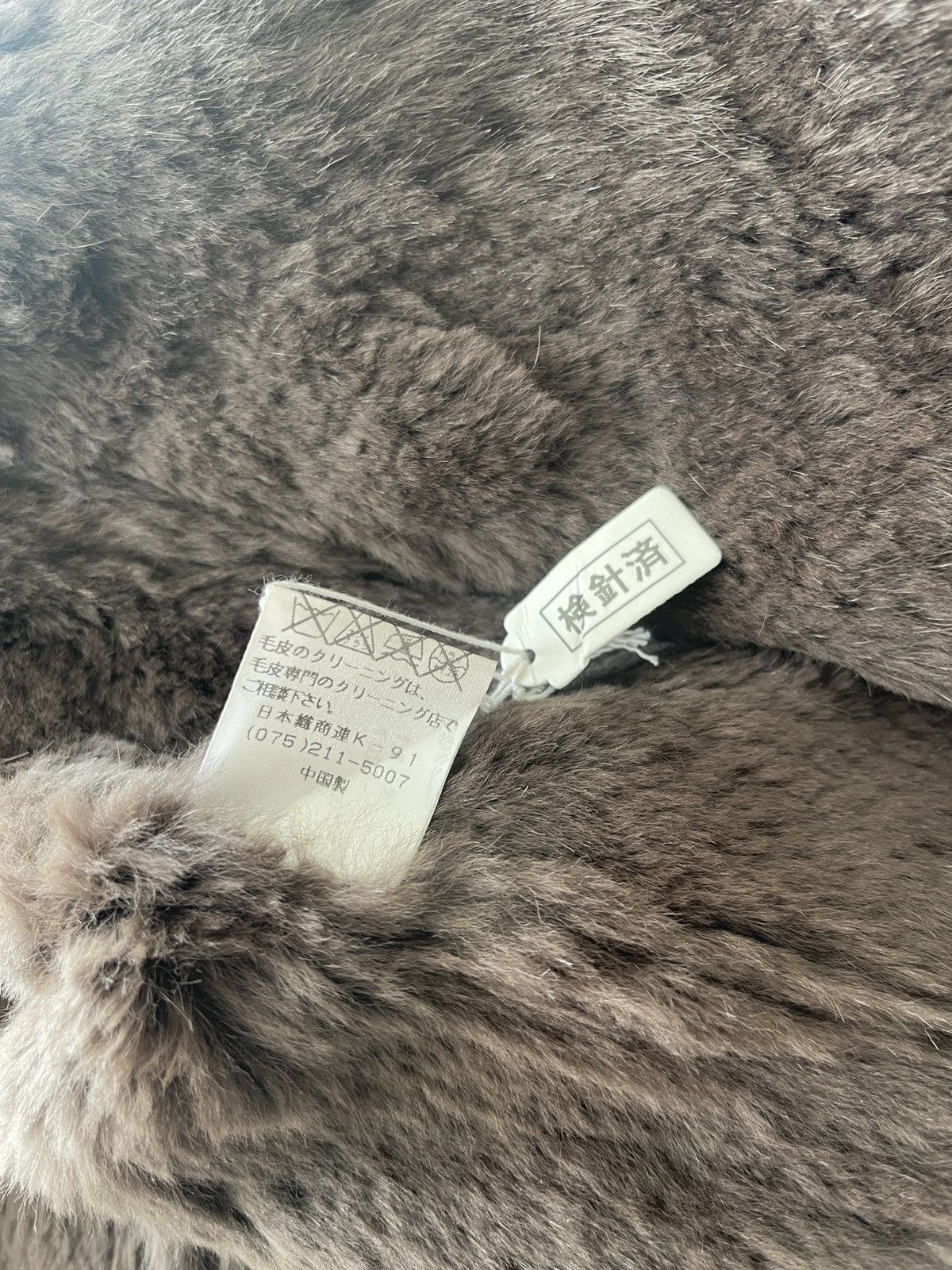 Vintage Vintage Rabbit Fur Patchwork Jacket Size L / US 10 / IT 46 - 23 Thumbnail