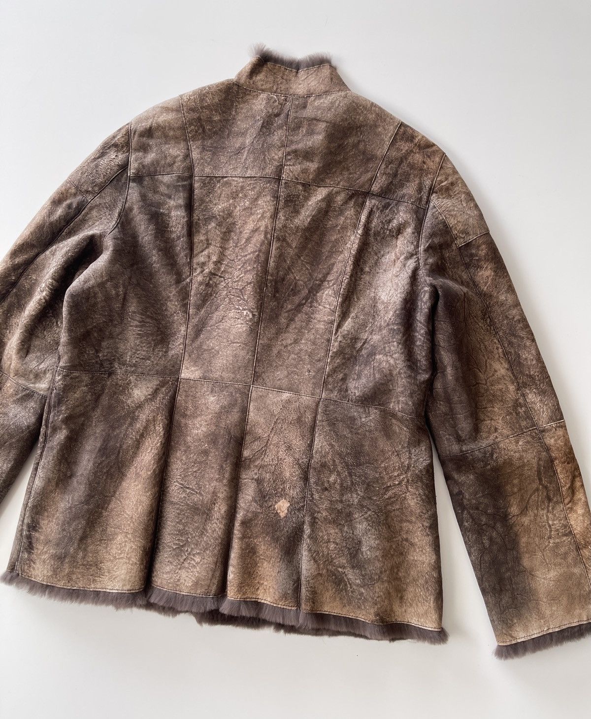 Vintage Vintage Rabbit Fur Patchwork Jacket Size L / US 10 / IT 46 - 10 Thumbnail