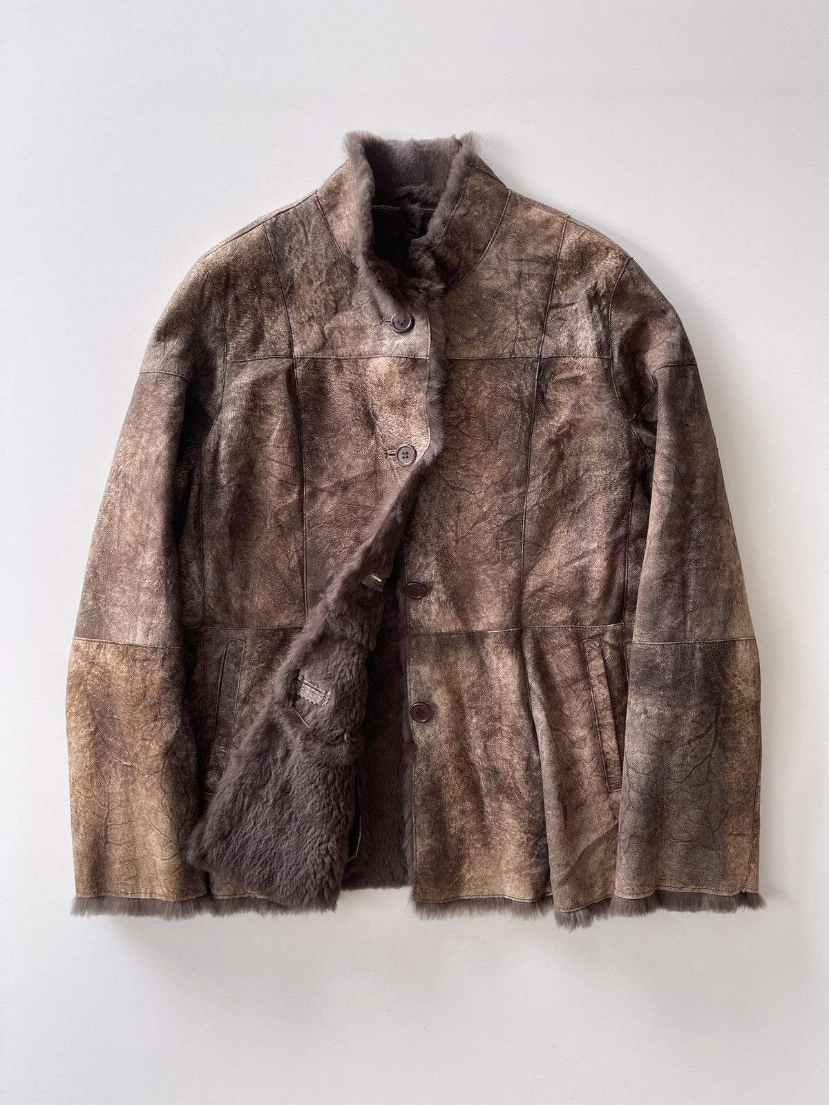 Vintage Vintage Rabbit Fur Patchwork Jacket Size L / US 10 / IT 46 - 20 Thumbnail