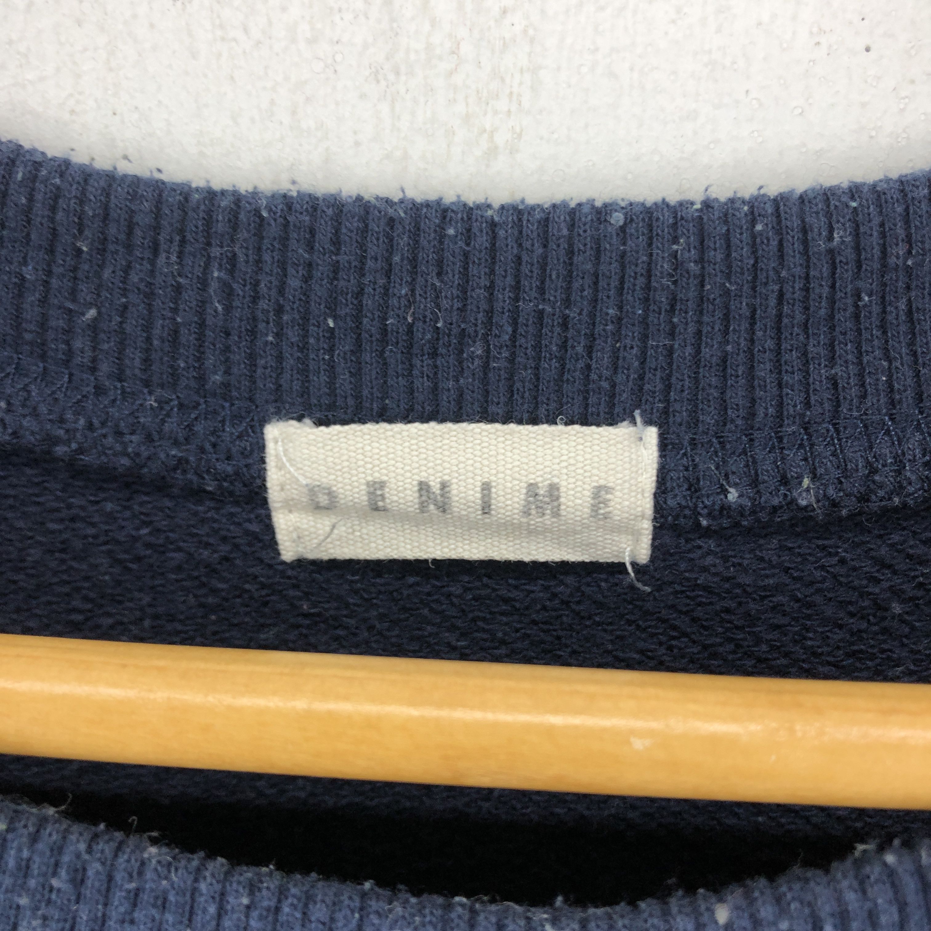 Denime DENIME Crew Neck Sweatshirt #1876-60 Size M / US 6-8 / IT 42-44 - 3 Thumbnail