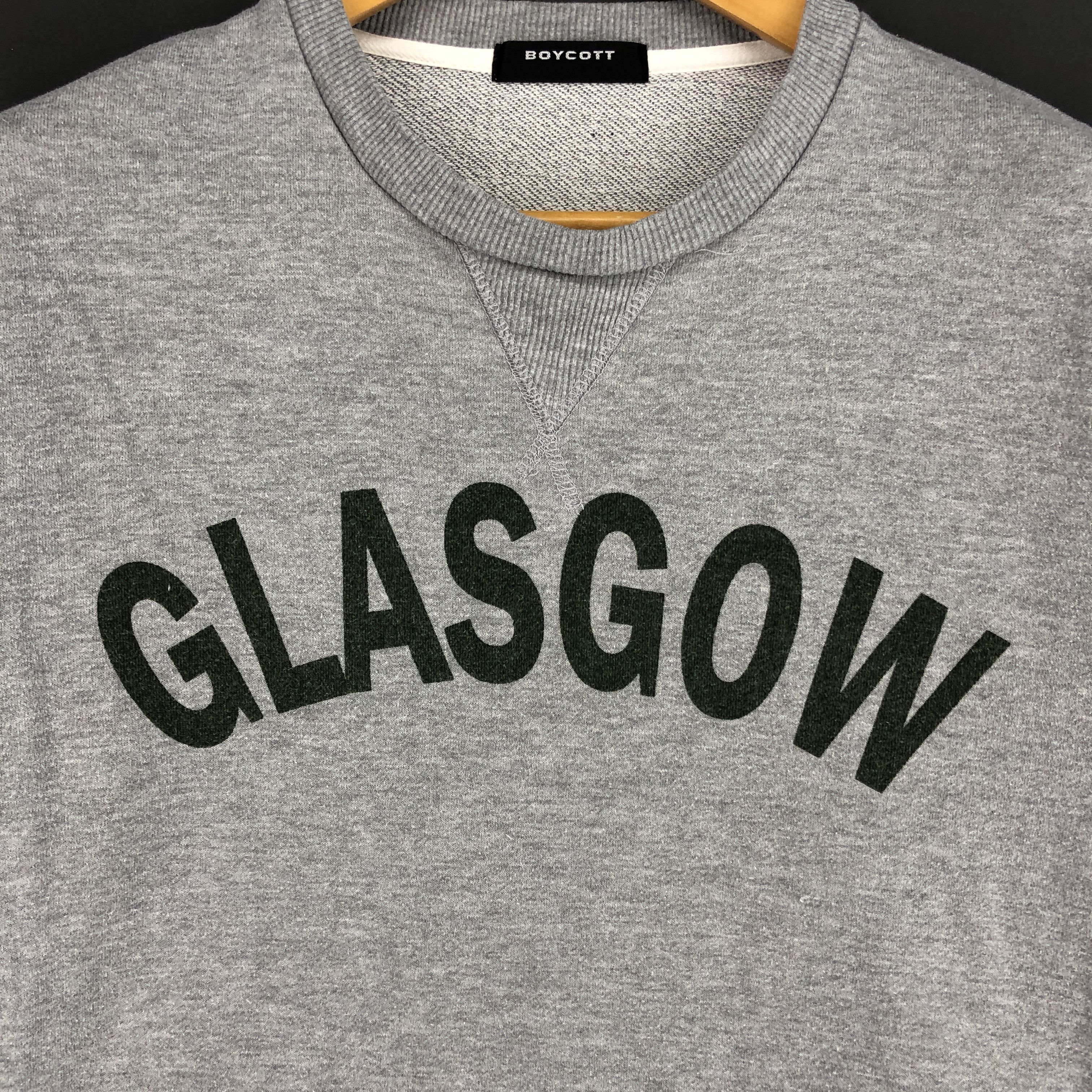 Boycott GLASGOW by BOYCOTT Crew Neck Sweatshirt #2179-75 Size US M / EU 48-50 / 2 - 2 Thumbnail