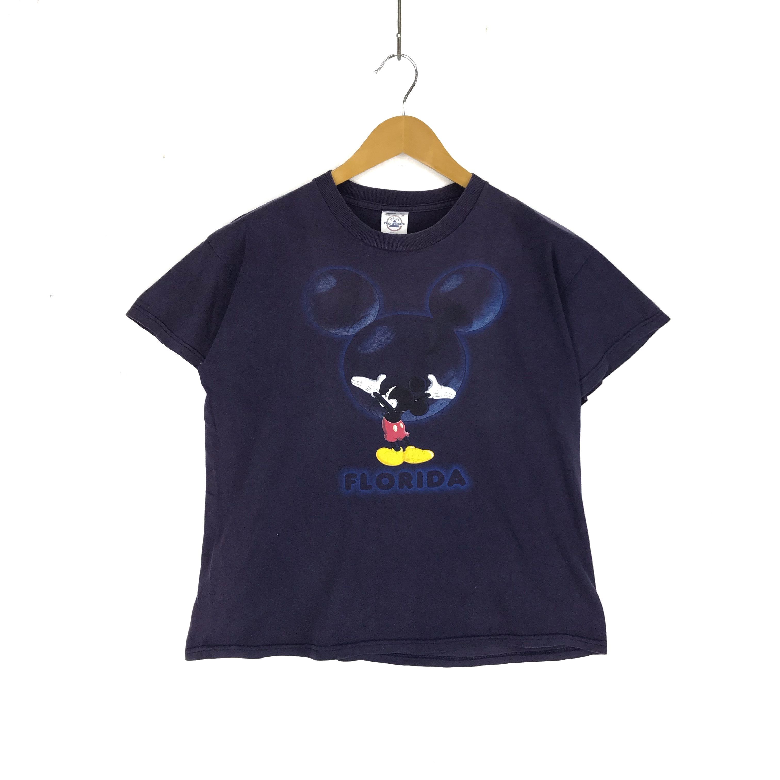 Delta 90s Vintage MICKEY MOUSE Crew Neck T Shirt #2311-80 Size US S / EU 44-46 / 1 - 1 Thumbnail