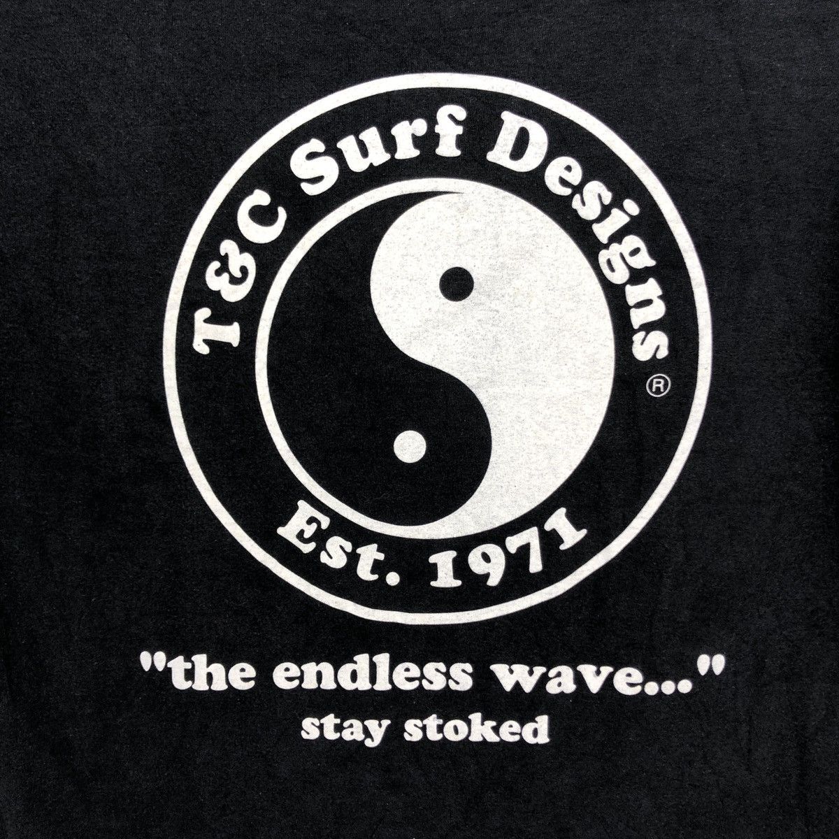 Vintage 90s Vintage T & C SURF Crew Neck T Shirt #1083-37 Size US M / EU 48-50 / 2 - 2 Thumbnail