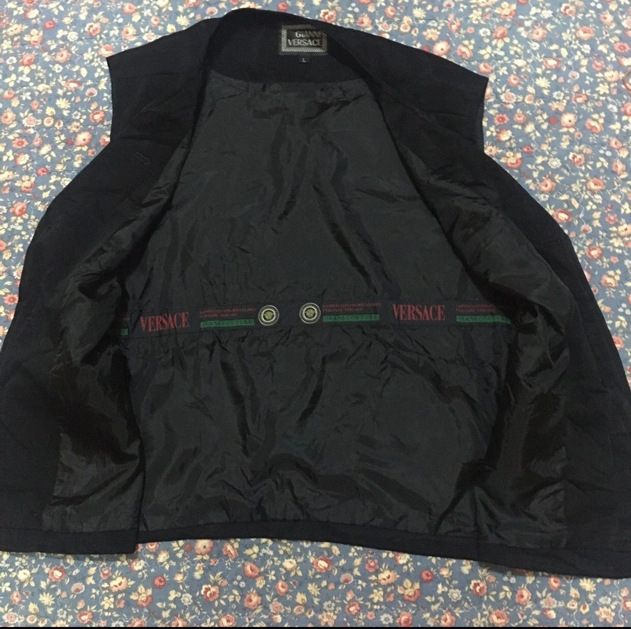 Designer × Versace × Vintage Vintage Versace nice design Vests Size US L / EU 52-54 / 3 - 7 Thumbnail