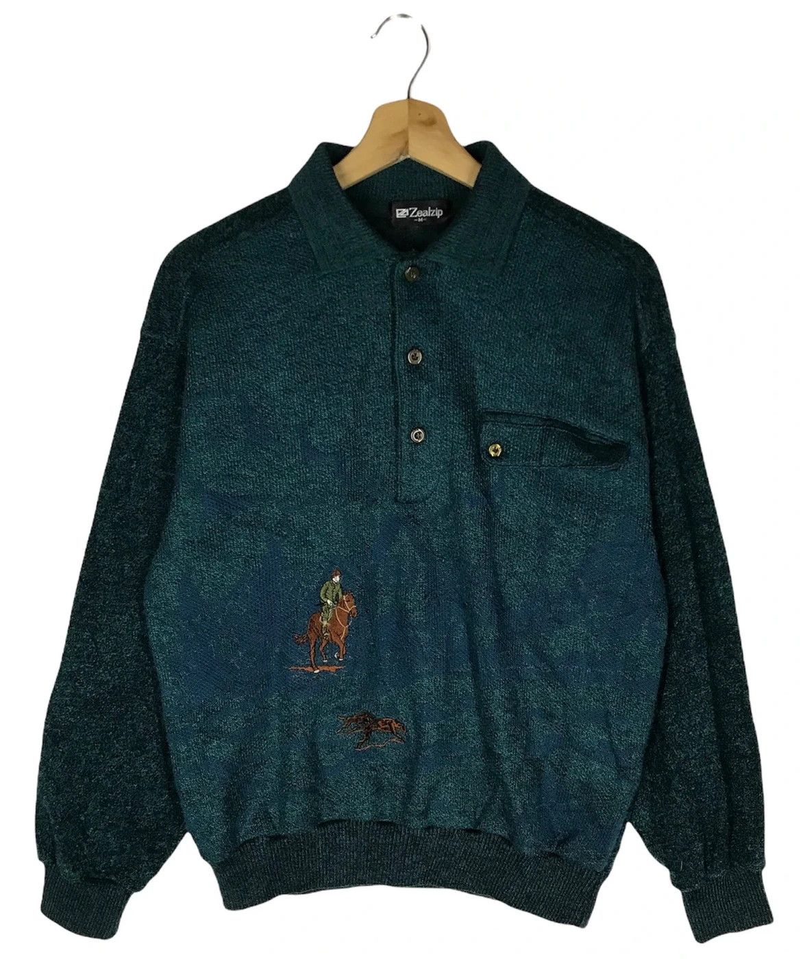 Other Vtg Zealzip Art Fleece Sweaters Size US M / EU 48-50 / 2 - 1 Thumbnail