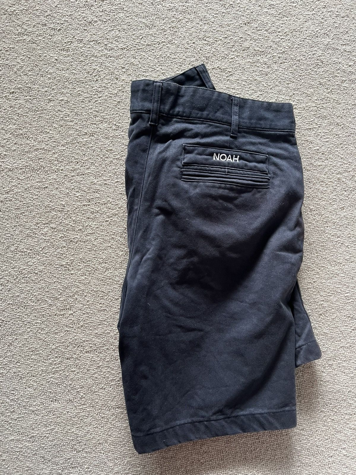 Noah Navy officer shorts chino medium Size US 32 / EU 48 - 3 Thumbnail