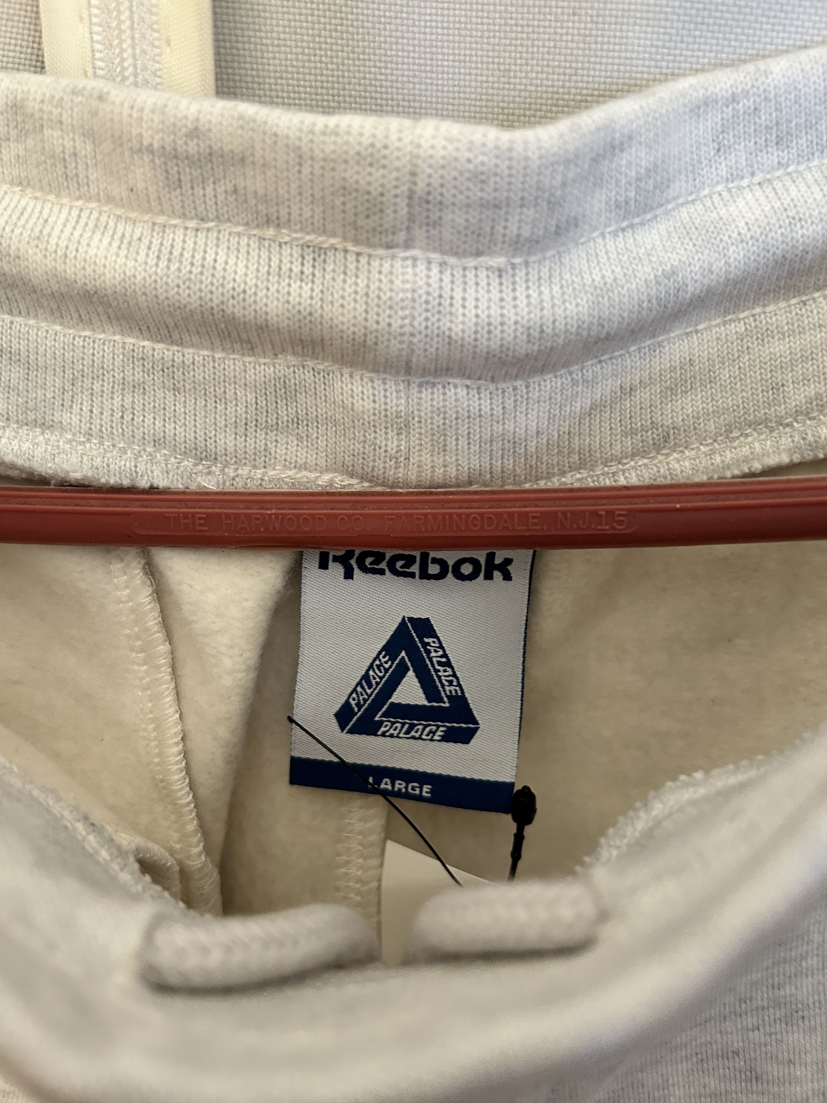Palace × Reebok Palace Reebok P-Bok Joggers Light Grey Marl Size US 34 / EU 50 - 4 Thumbnail