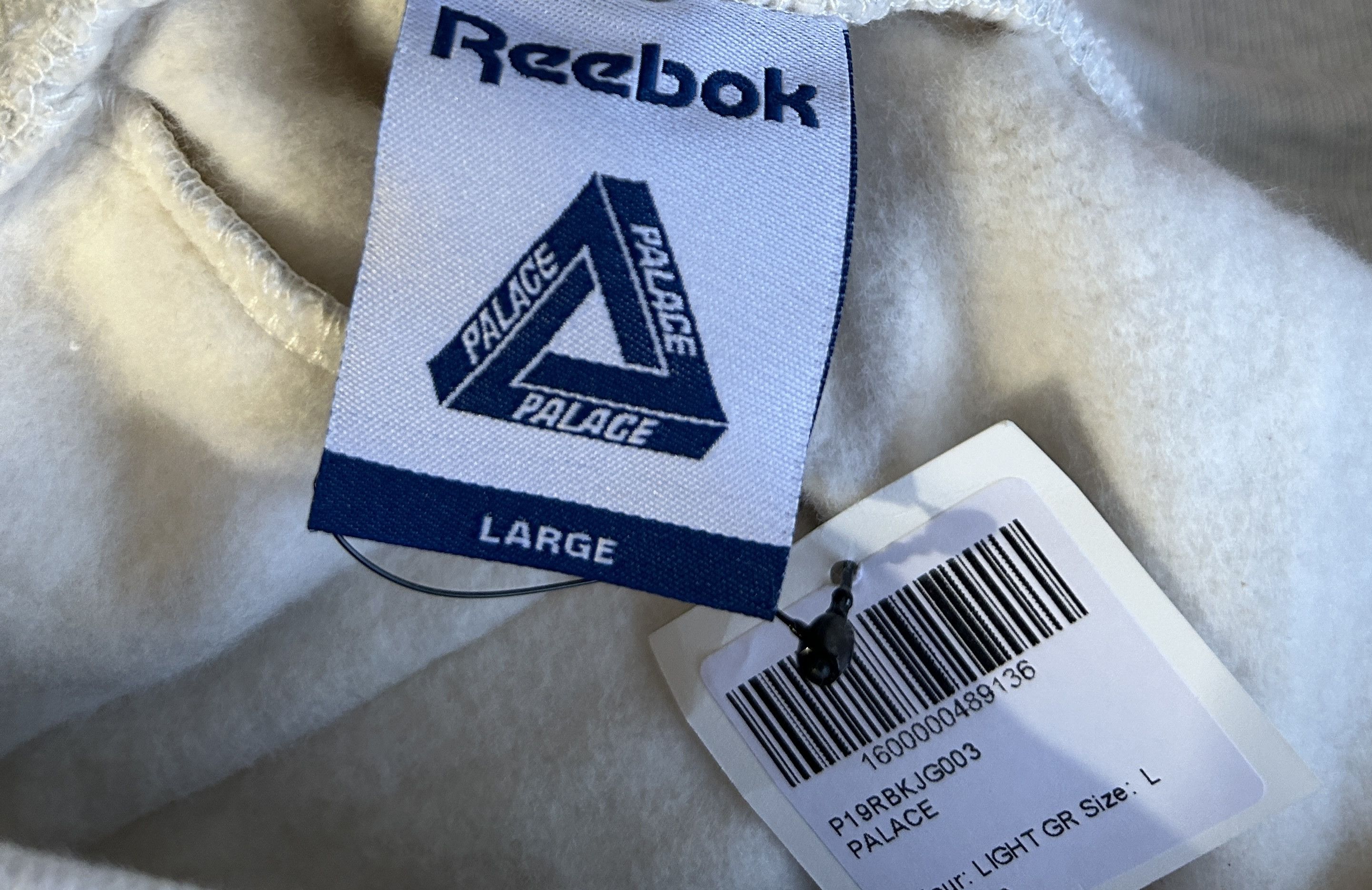 Palace × Reebok Palace Reebok P-Bok Joggers Light Grey Marl Size US 34 / EU 50 - 11 Thumbnail