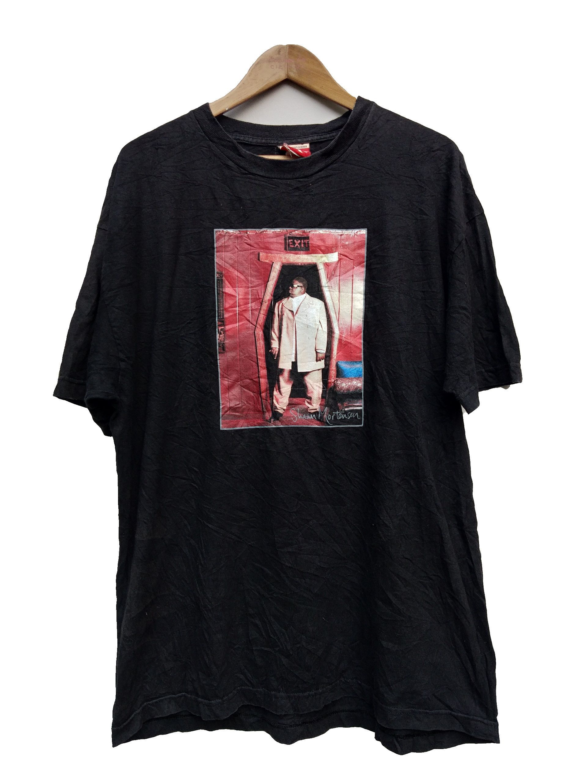 Rap Tees × Vintage Vintage 90s Notorious Big by Shawn Mortensen Size US XL / EU 56 / 4 - 1 Thumbnail