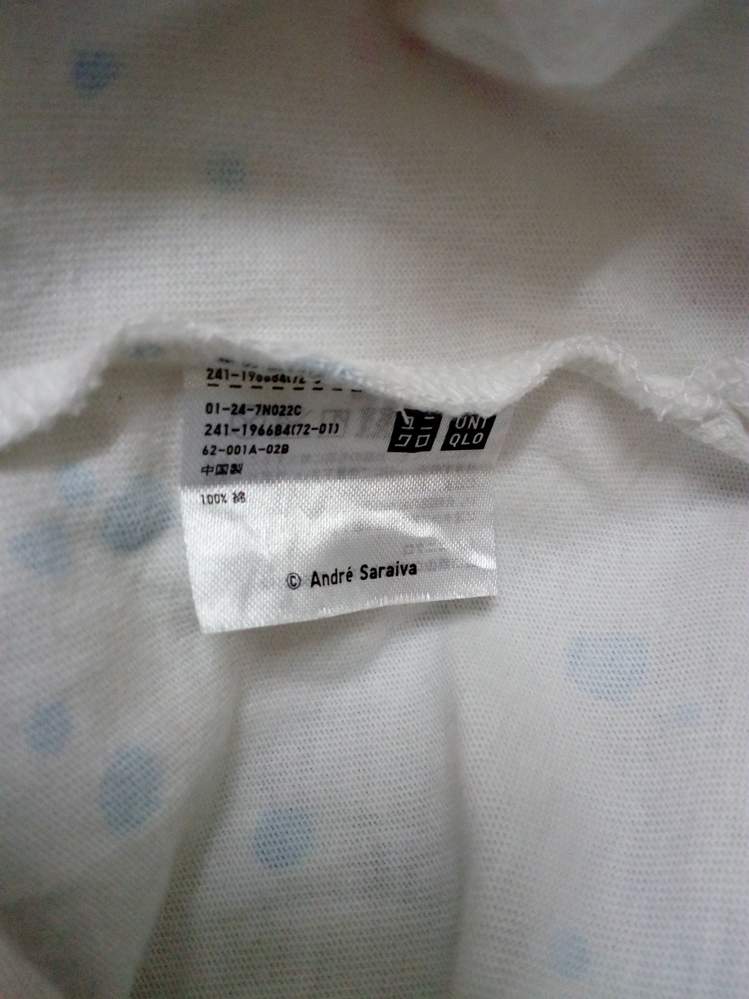 Japanese Brand × Uniqlo UNIQLO X ANDRE SARAIVA T-SHIRT Size US M / EU 48-50 / 2 - 6 Thumbnail