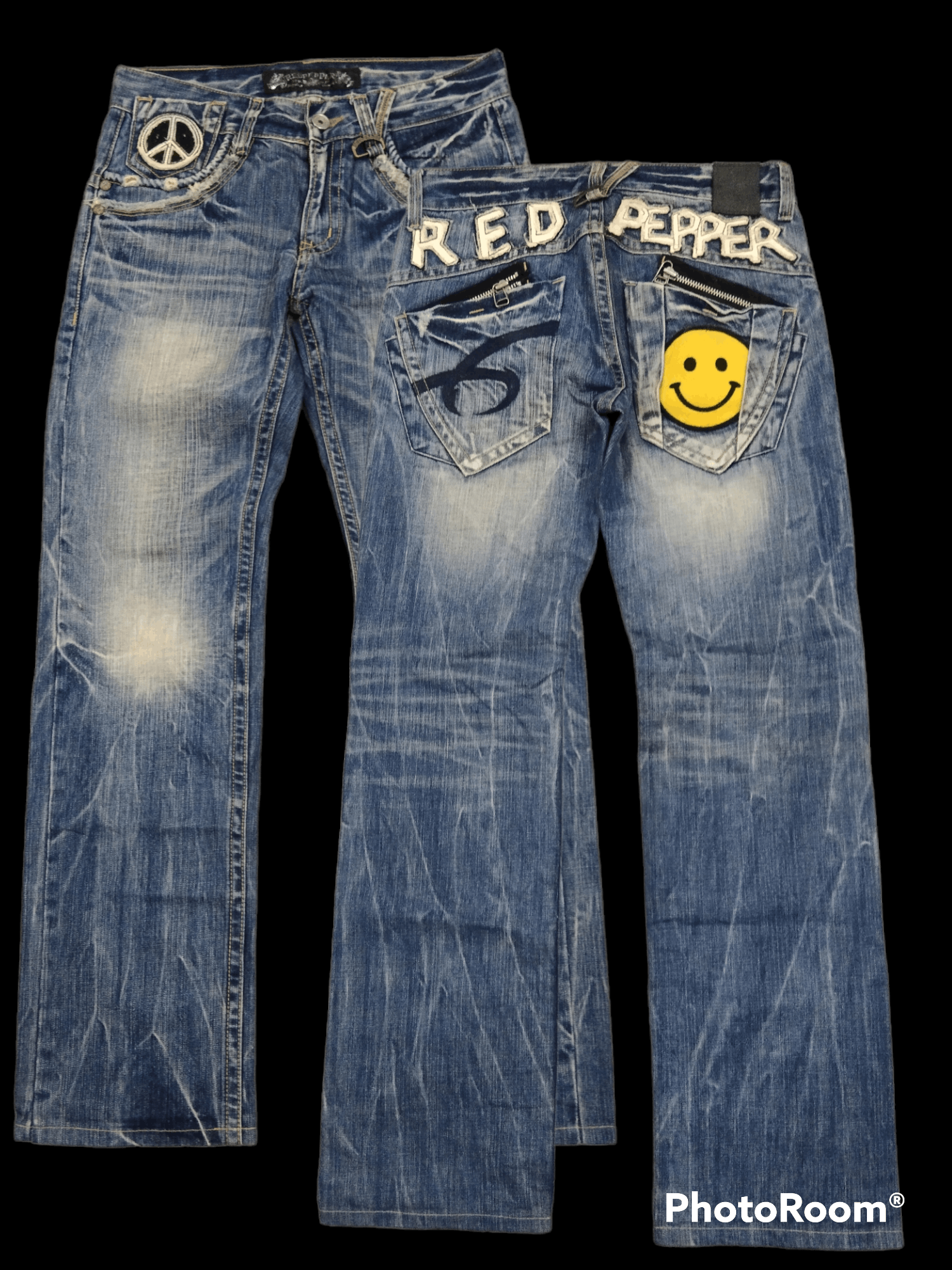 Other SMILE KAPITAL STYLE RED PAPPER DENIM PANTS Size US 30 / EU 46 - 1 Thumbnail