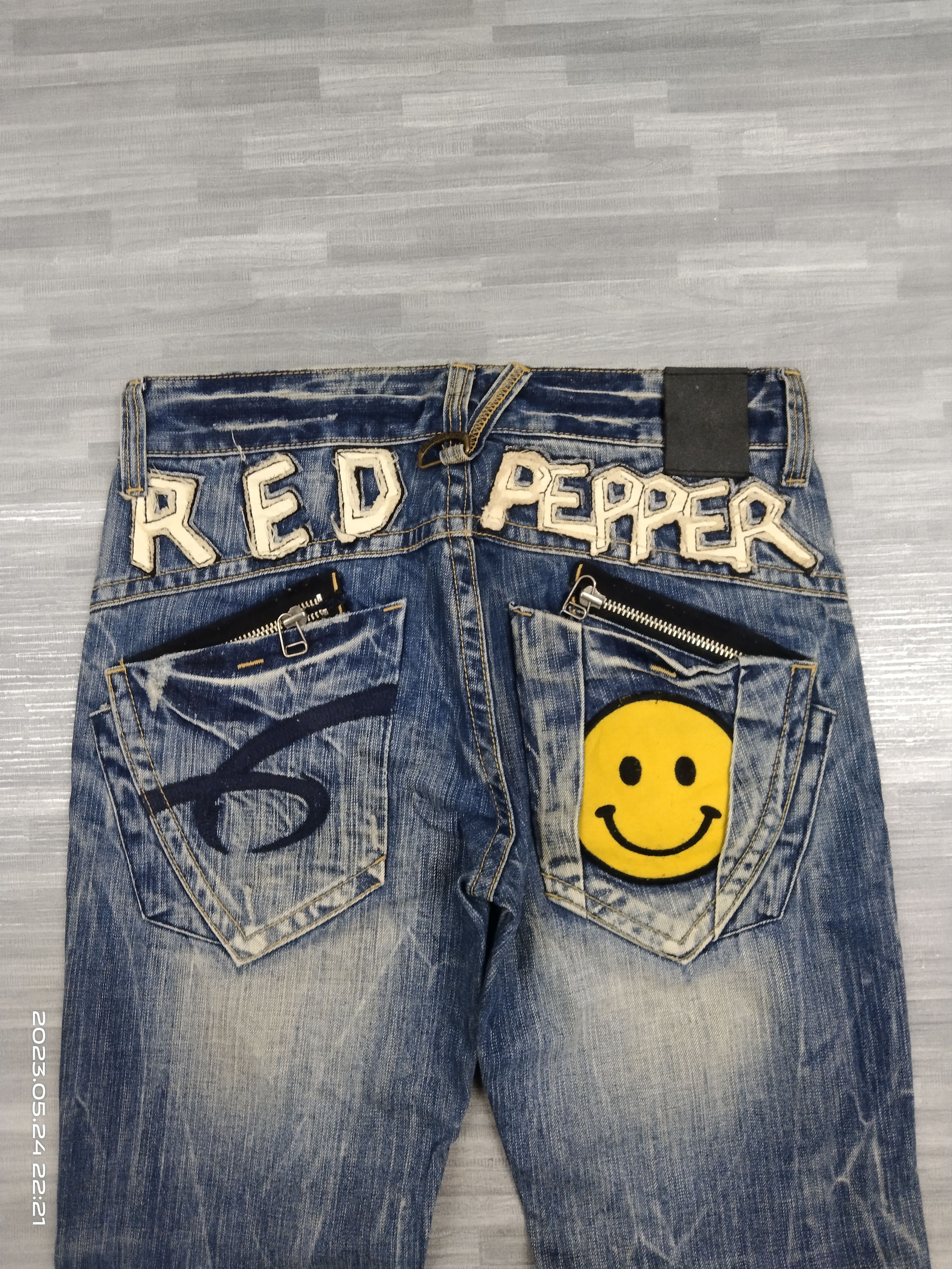 Other SMILE KAPITAL STYLE RED PAPPER DENIM PANTS Size US 30 / EU 46 - 5 Thumbnail