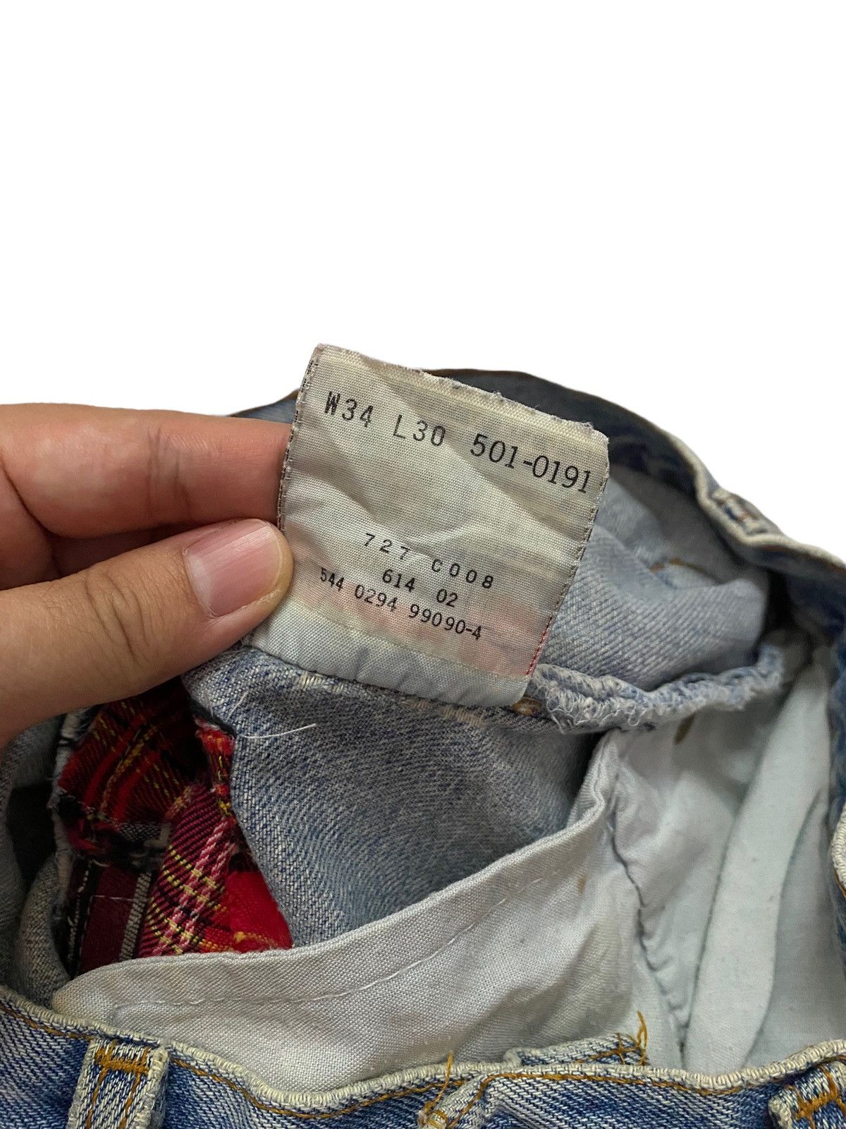 Levi's Vintage Levi's 501 Distressed Punk Bondage Style made USA Size US 32 / EU 48 - 11 Thumbnail