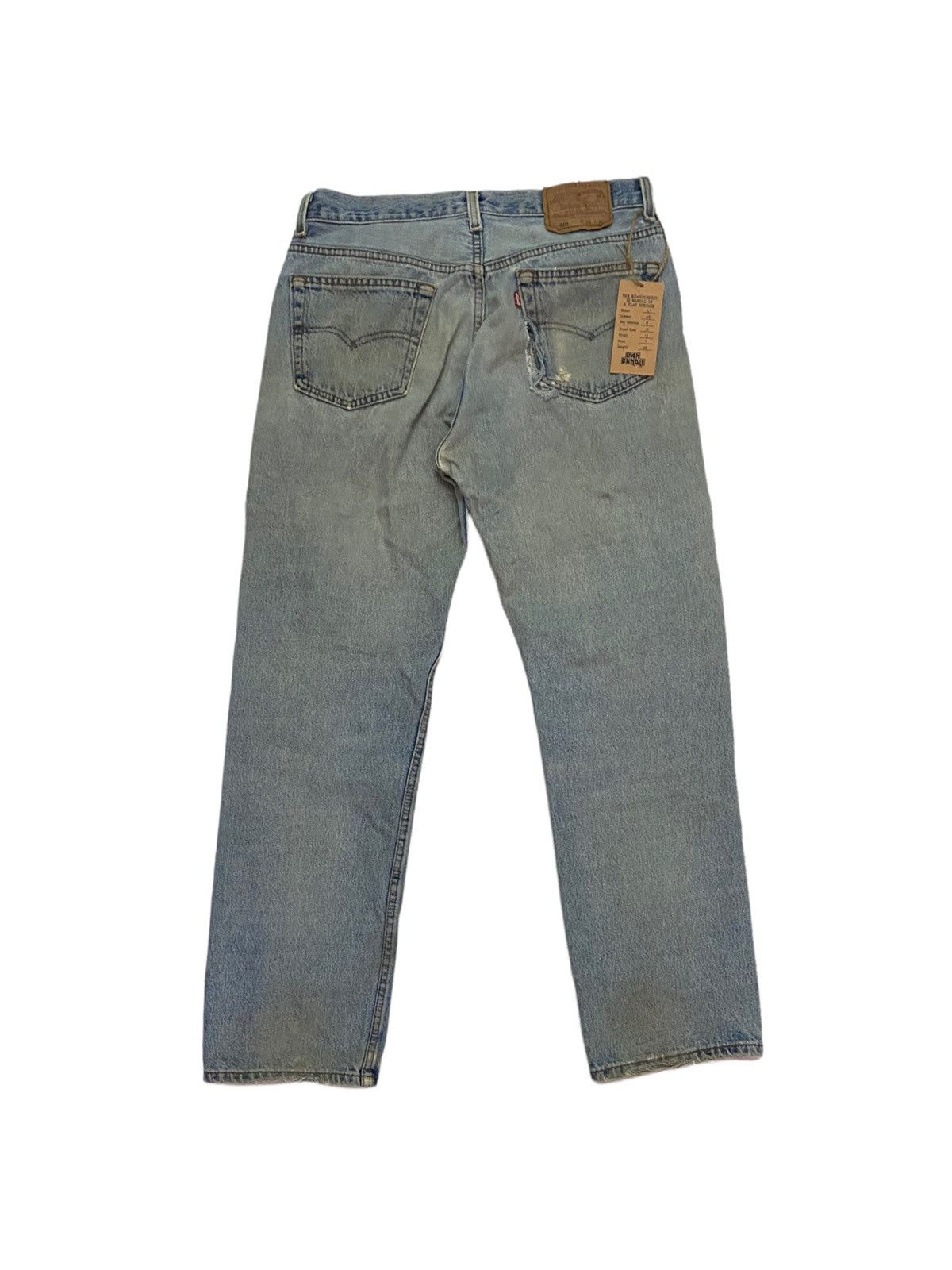 Levi's Vintage Levi's 501 Distressed Punk Bondage Style made USA Size US 32 / EU 48 - 5 Thumbnail