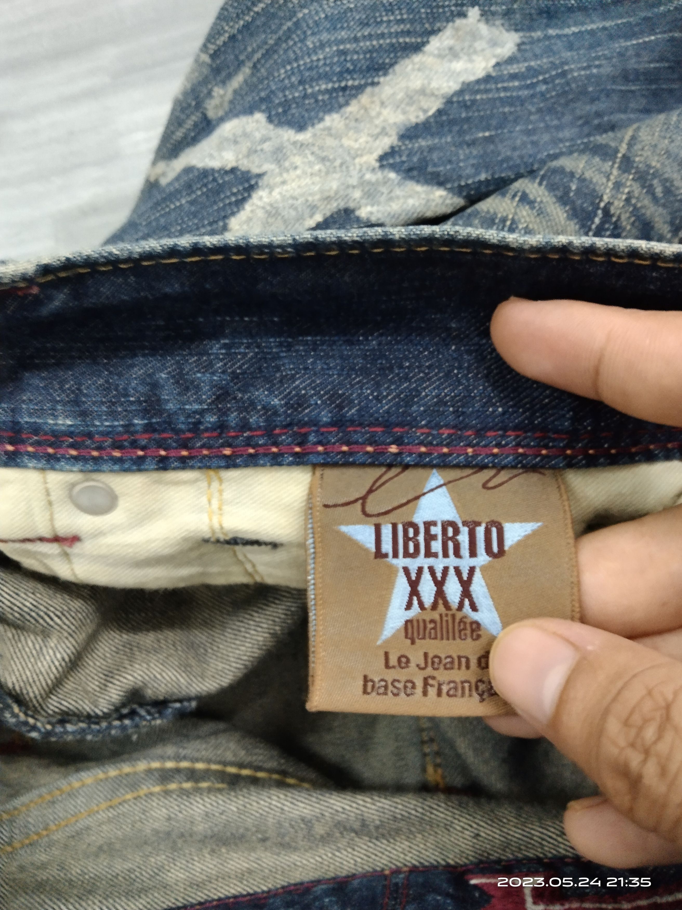 Vintage FLARE SICK LIBERTO DENIM PANTS Size US 29 - 9 Thumbnail