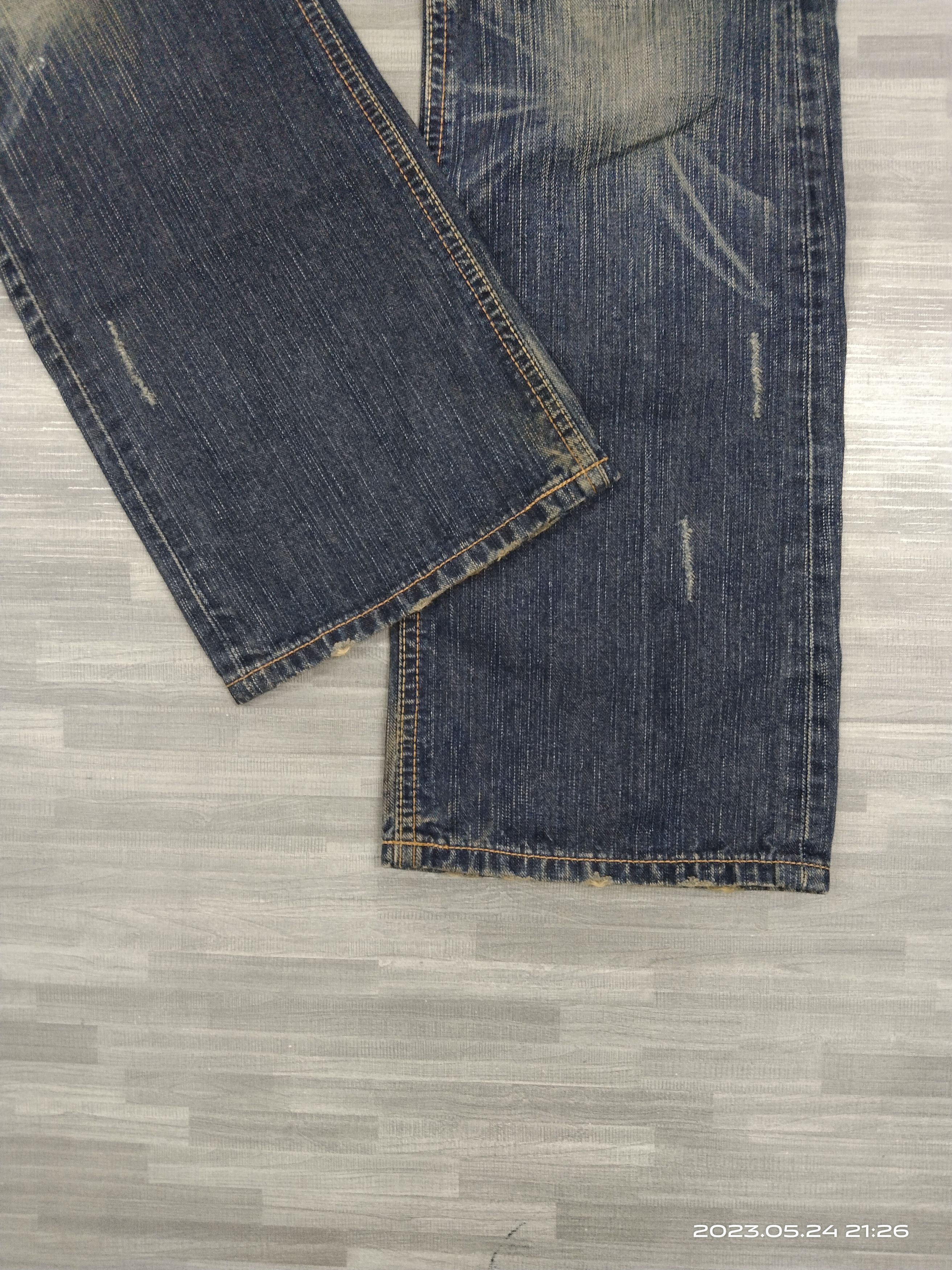 Vintage FLARE SICK LIBERTO DENIM PANTS Size US 29 - 7 Thumbnail