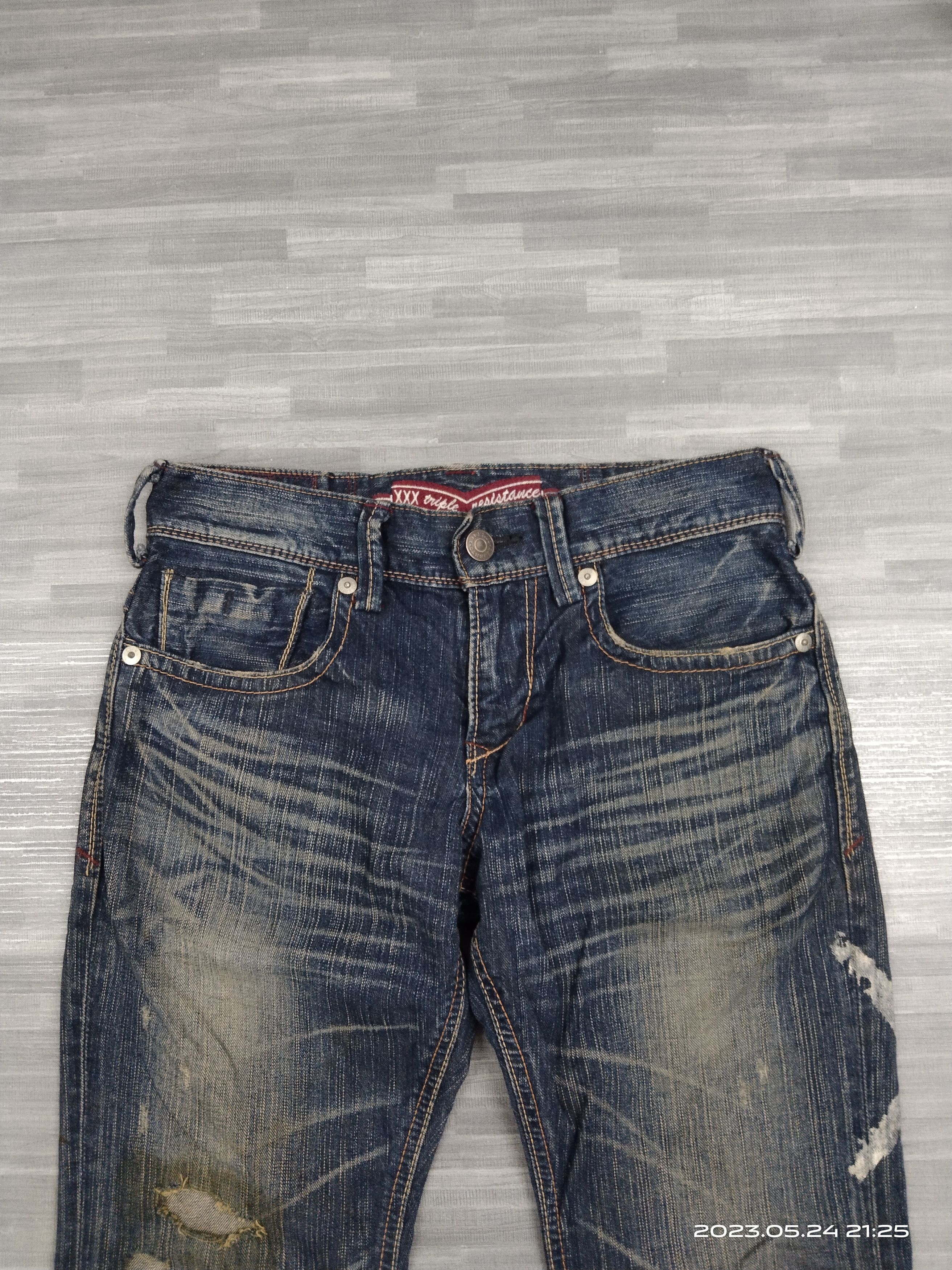 Vintage FLARE SICK LIBERTO DENIM PANTS Size US 29 - 4 Thumbnail