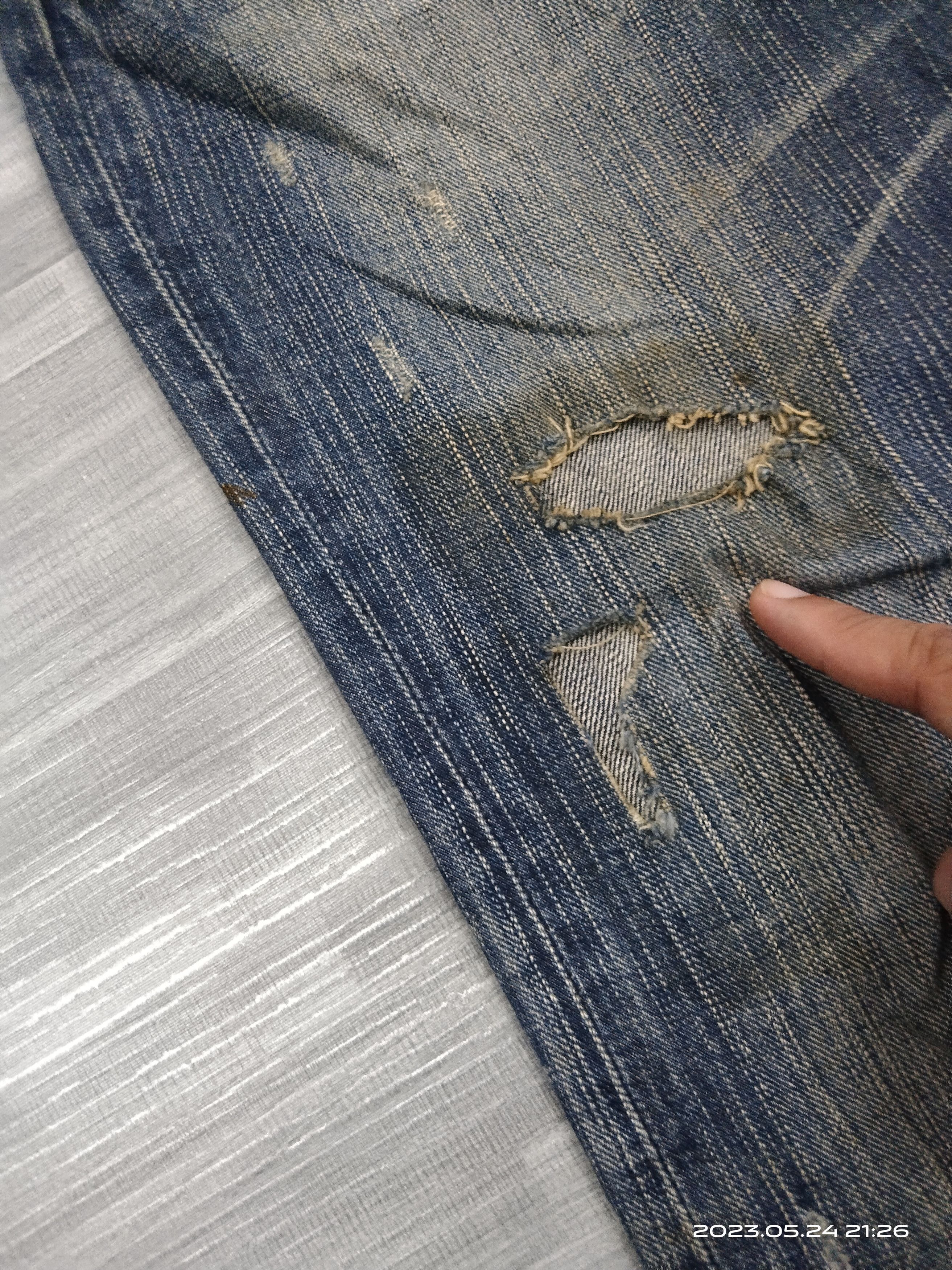 Vintage FLARE SICK LIBERTO DENIM PANTS Size US 29 - 6 Thumbnail
