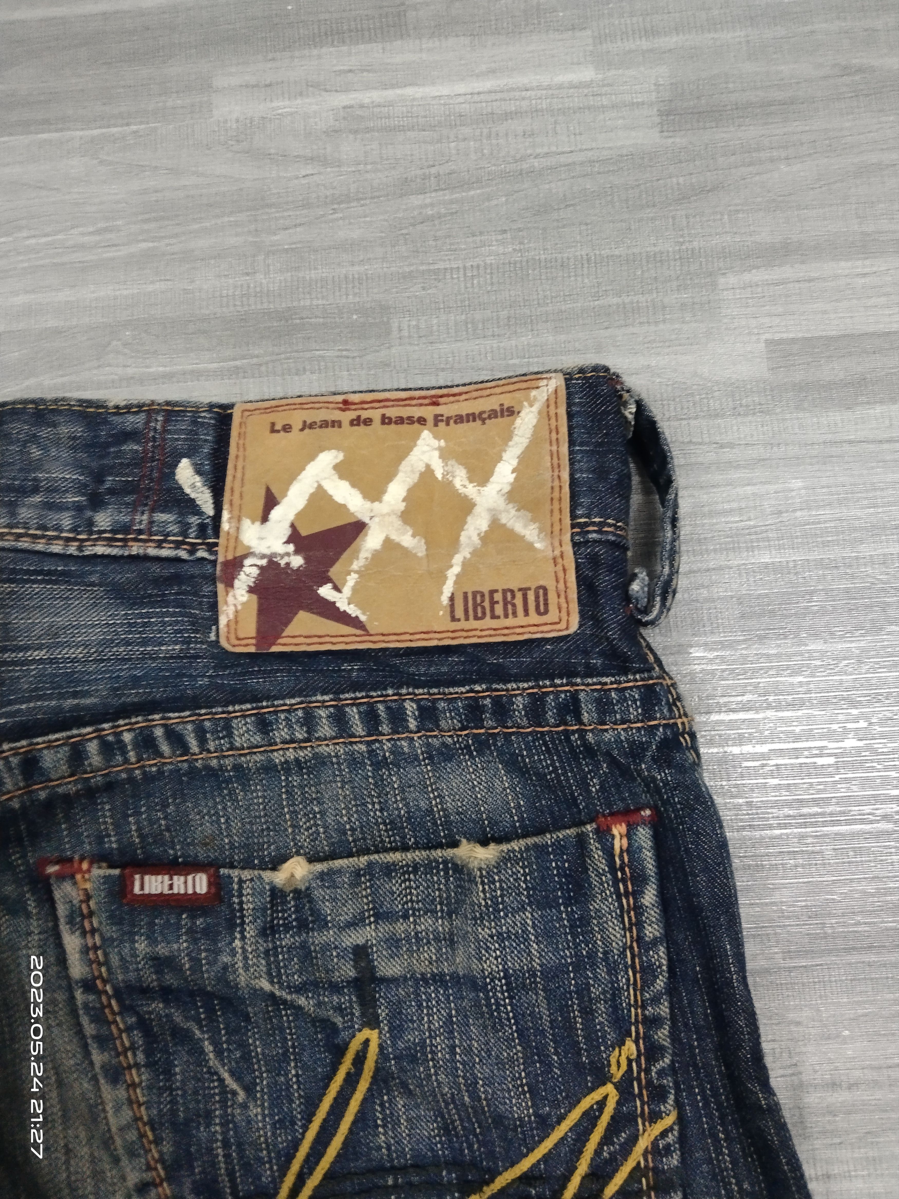 Vintage FLARE SICK LIBERTO DENIM PANTS Size US 29 - 10 Thumbnail
