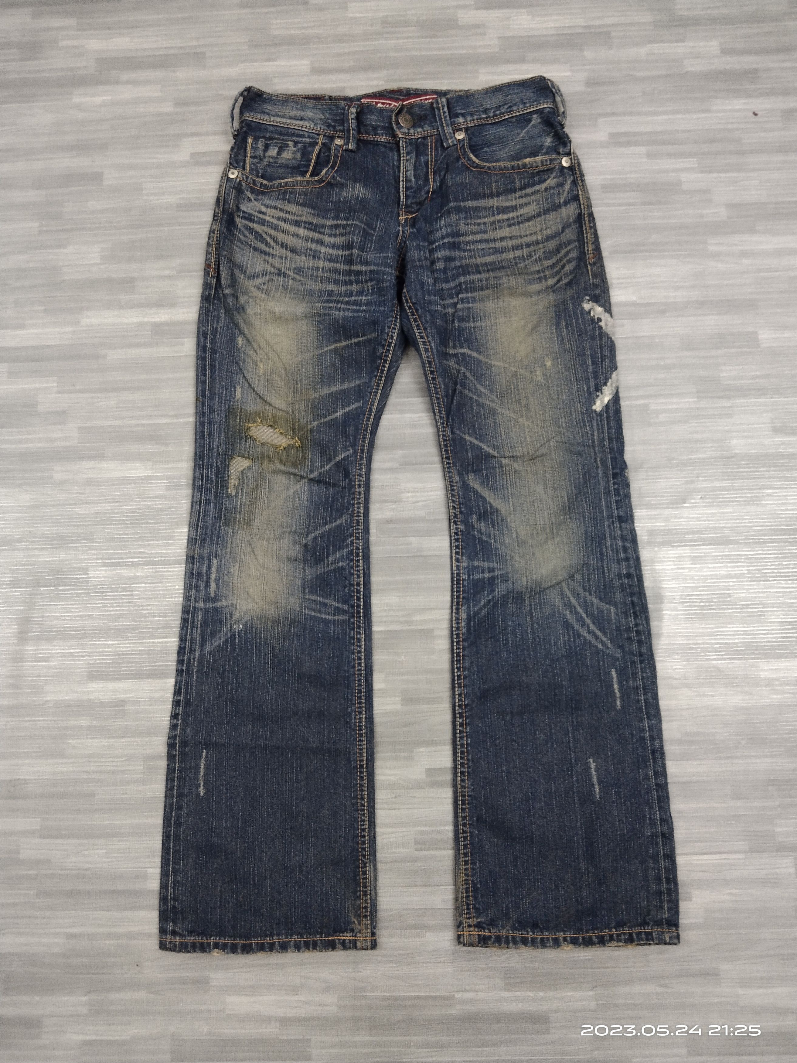 Vintage FLARE SICK LIBERTO DENIM PANTS Size US 29 - 2 Thumbnail