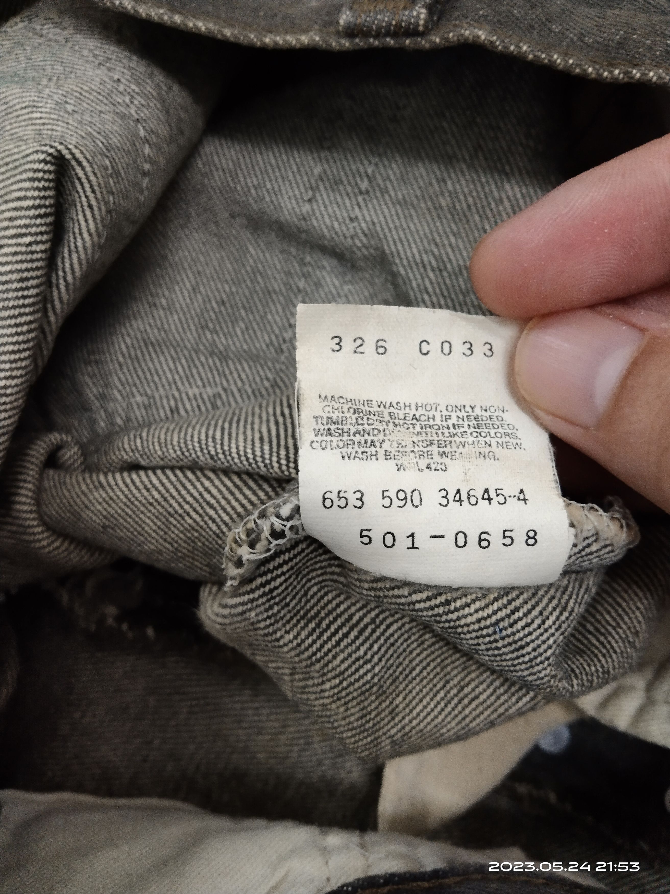 Levi's × Vintage SICK LEVIS 501 VINTAGE 90s DENIM PANTS Size US 29 - 11 Thumbnail