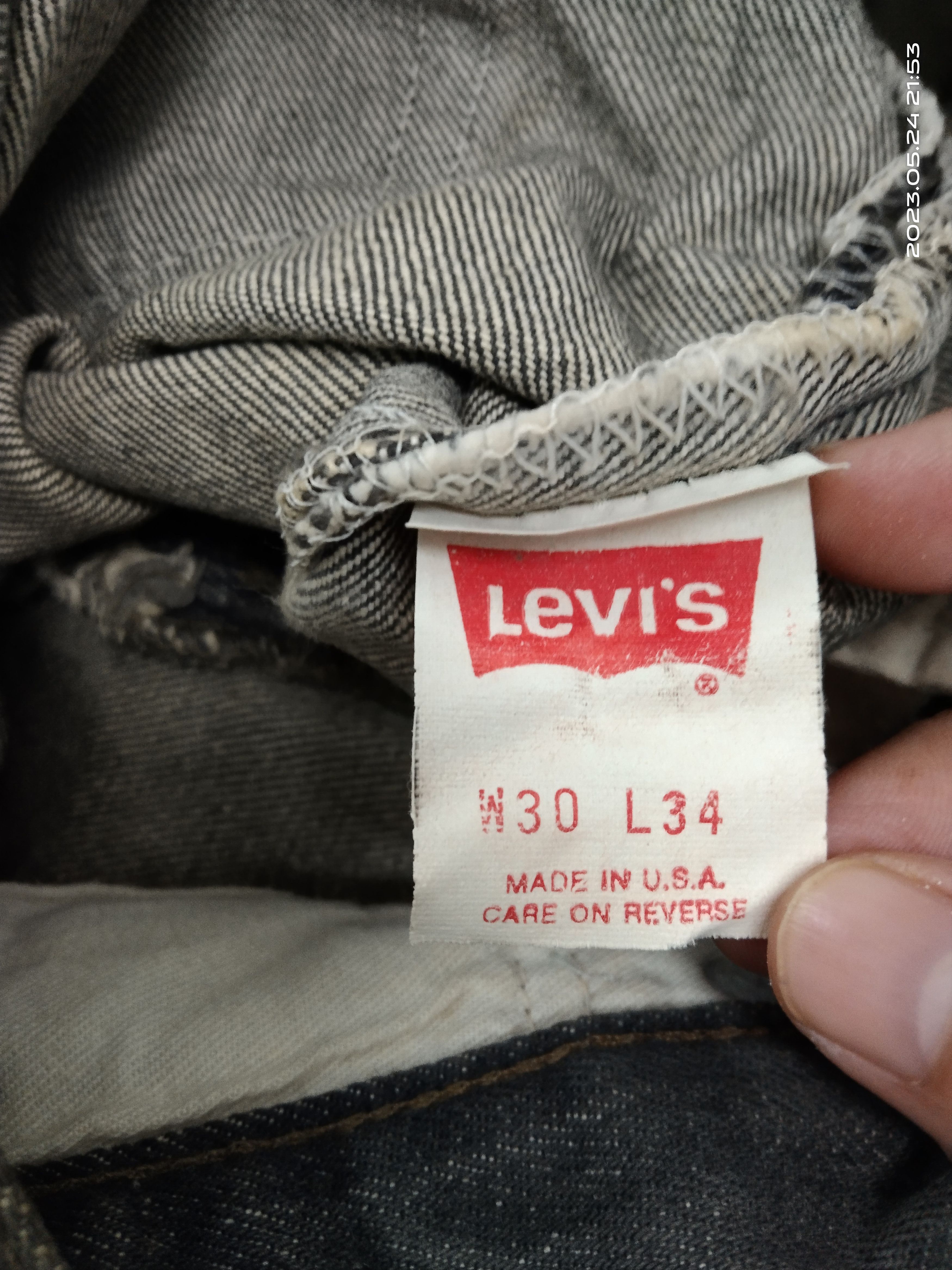 Levi's × Vintage SICK LEVIS 501 VINTAGE 90s DENIM PANTS Size US 29 - 10 Thumbnail