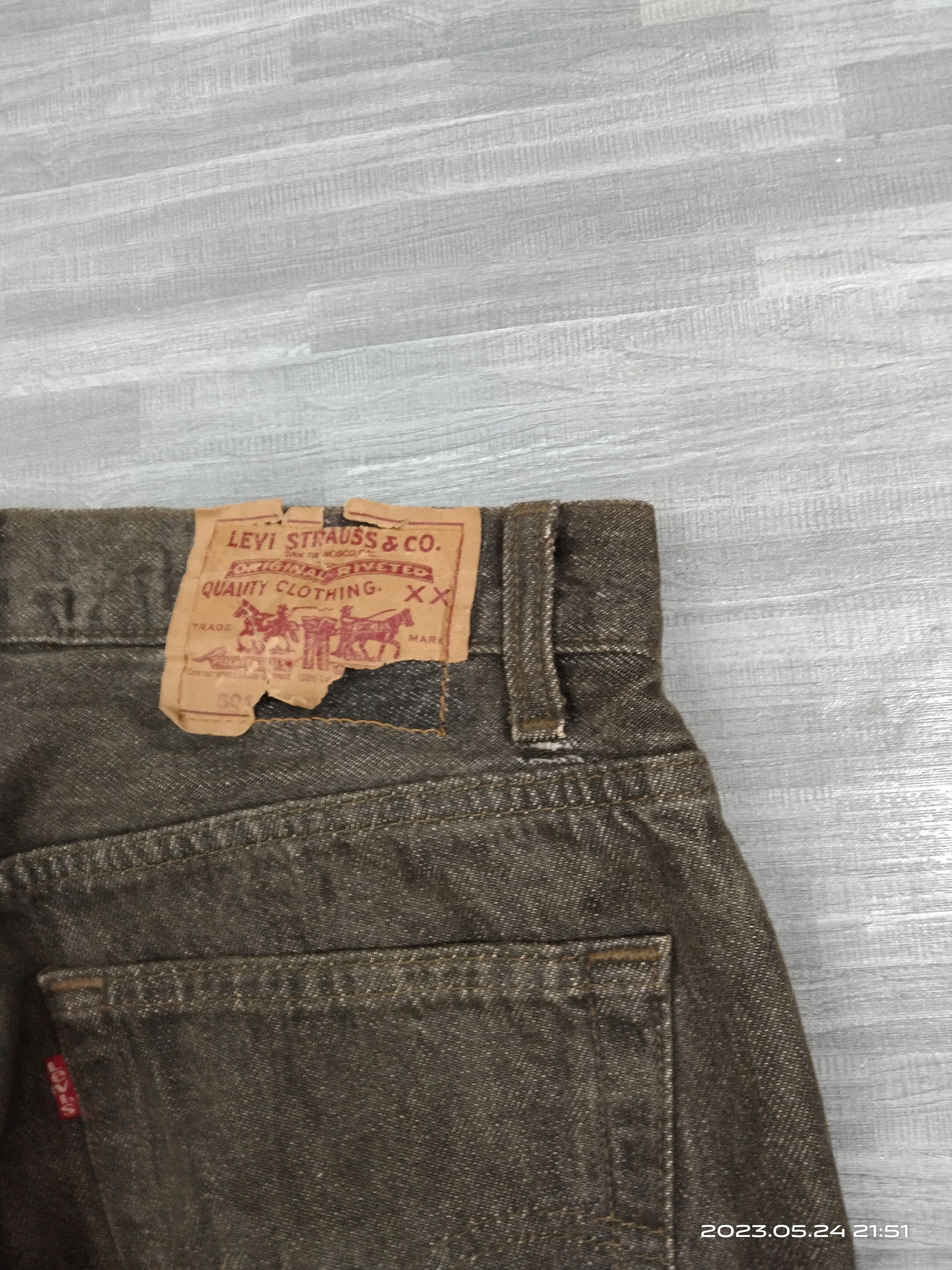 Levi's × Vintage SICK LEVIS 501 VINTAGE 90s DENIM PANTS Size US 29 - 9 Thumbnail