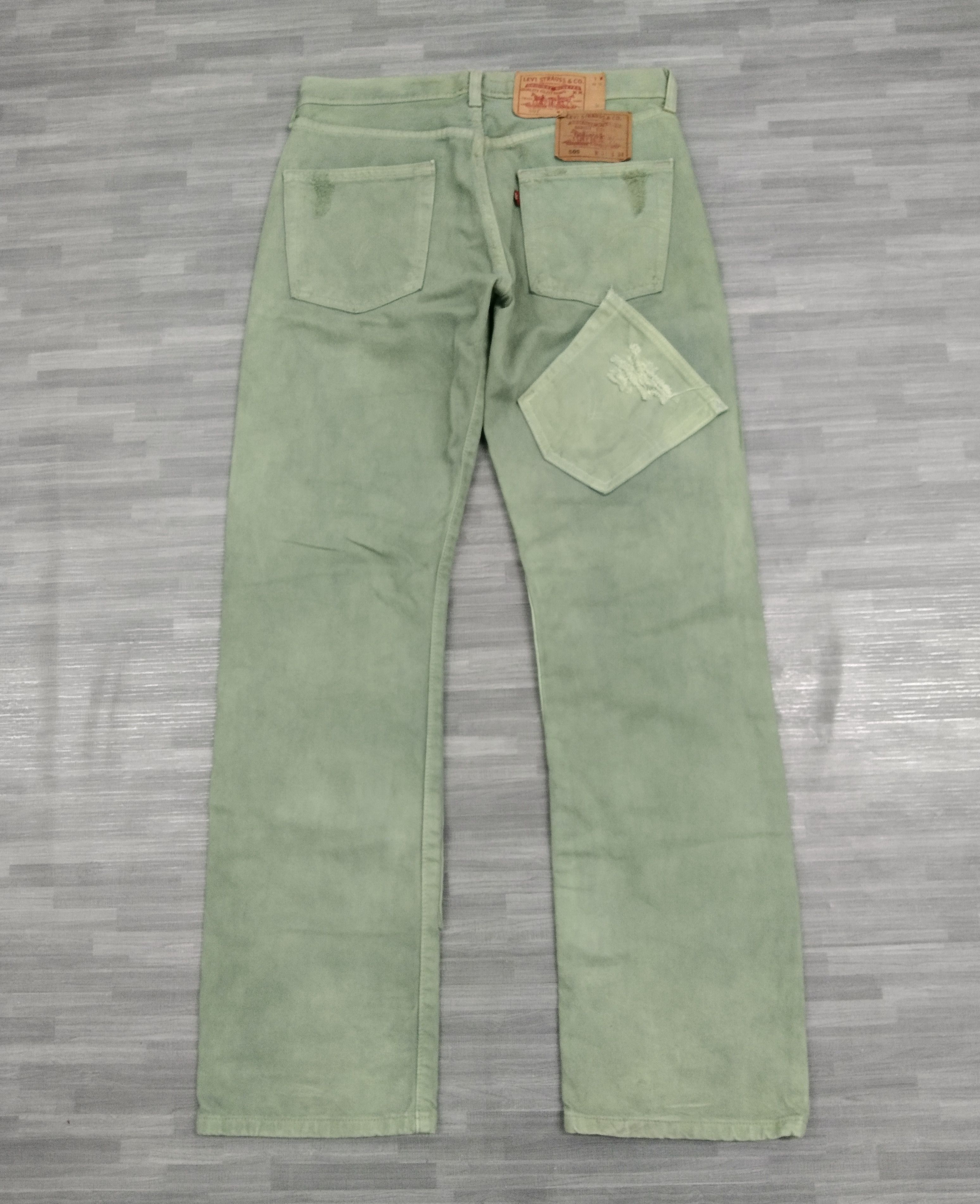Levi's Vintage Clothing RARE PACTHWORK LEVIS VINTAGE 2000s 501x505 DENIM PANTS Size US 31 - 3 Thumbnail