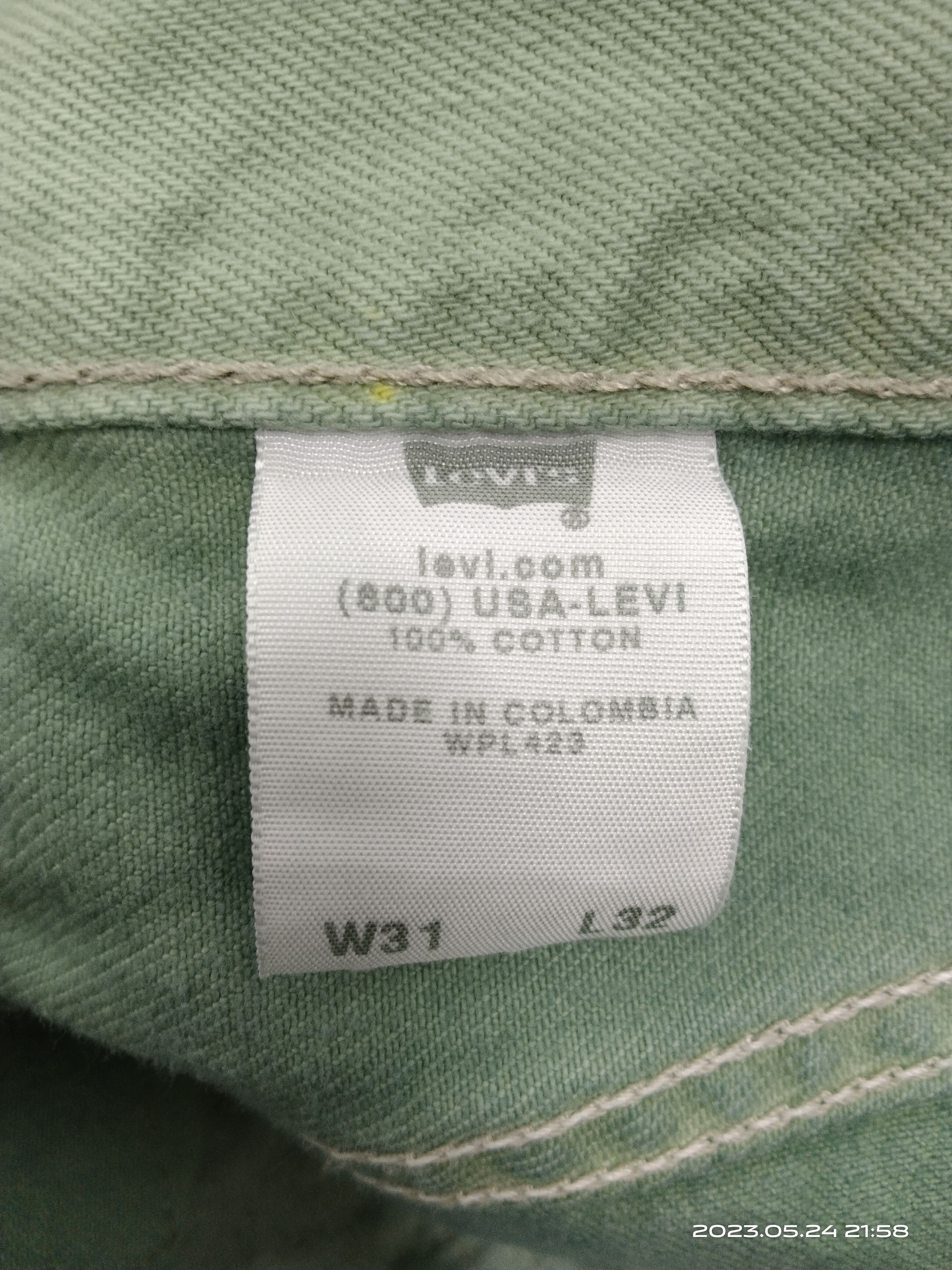 Levi's Vintage Clothing RARE PACTHWORK LEVIS VINTAGE 2000s 501x505 DENIM PANTS Size US 31 - 9 Thumbnail