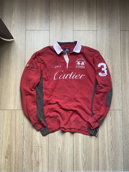 Vintage Vintage Cartier La Martina Logo Embroidery Rugby Polo