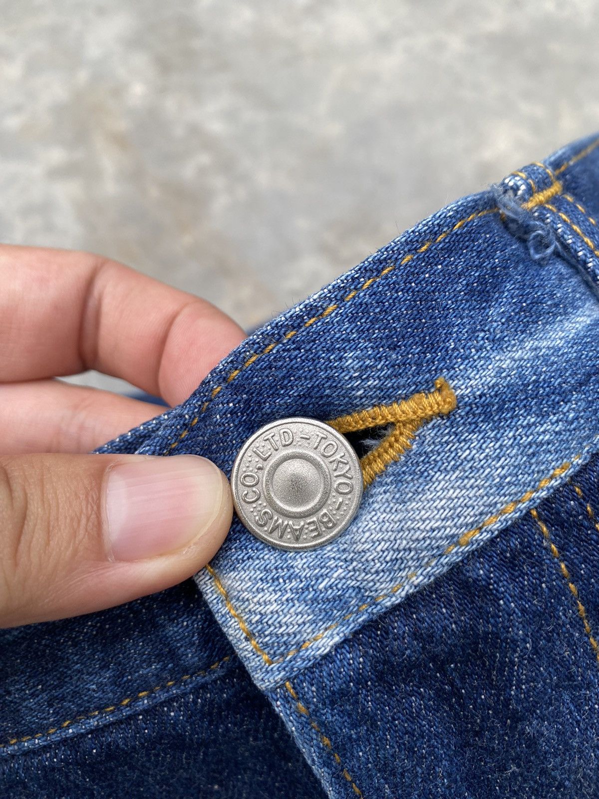 Beams Plus 🔥Express Shipping🔥 Beams Jeans Marble Lighting Nice Design Size US 34 / EU 50 - 3 Thumbnail