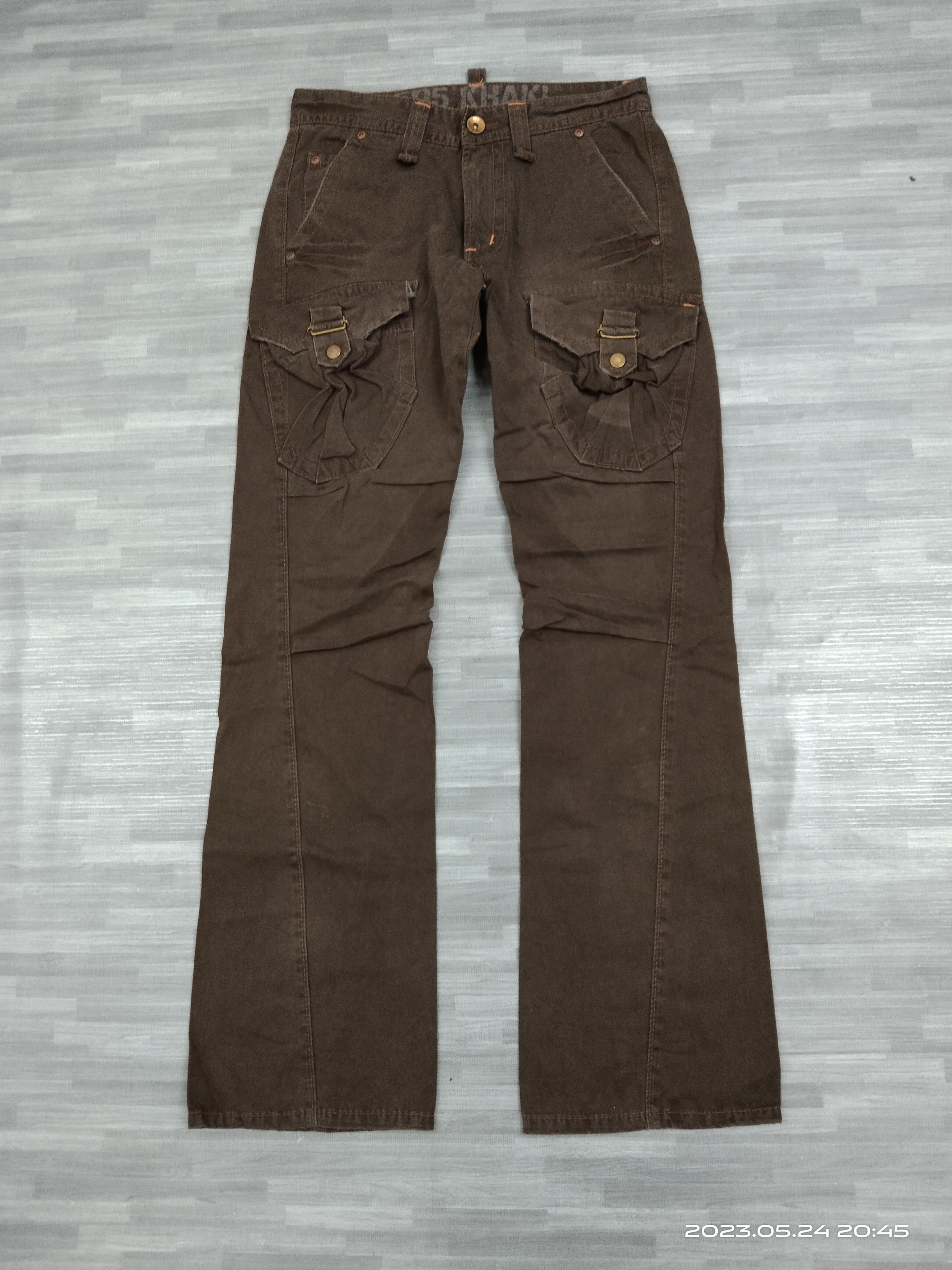 Japanese Brand FLARE TWIST BUSHPANTS 505 KHAKIS PANTS Size US 29 - 2 Thumbnail