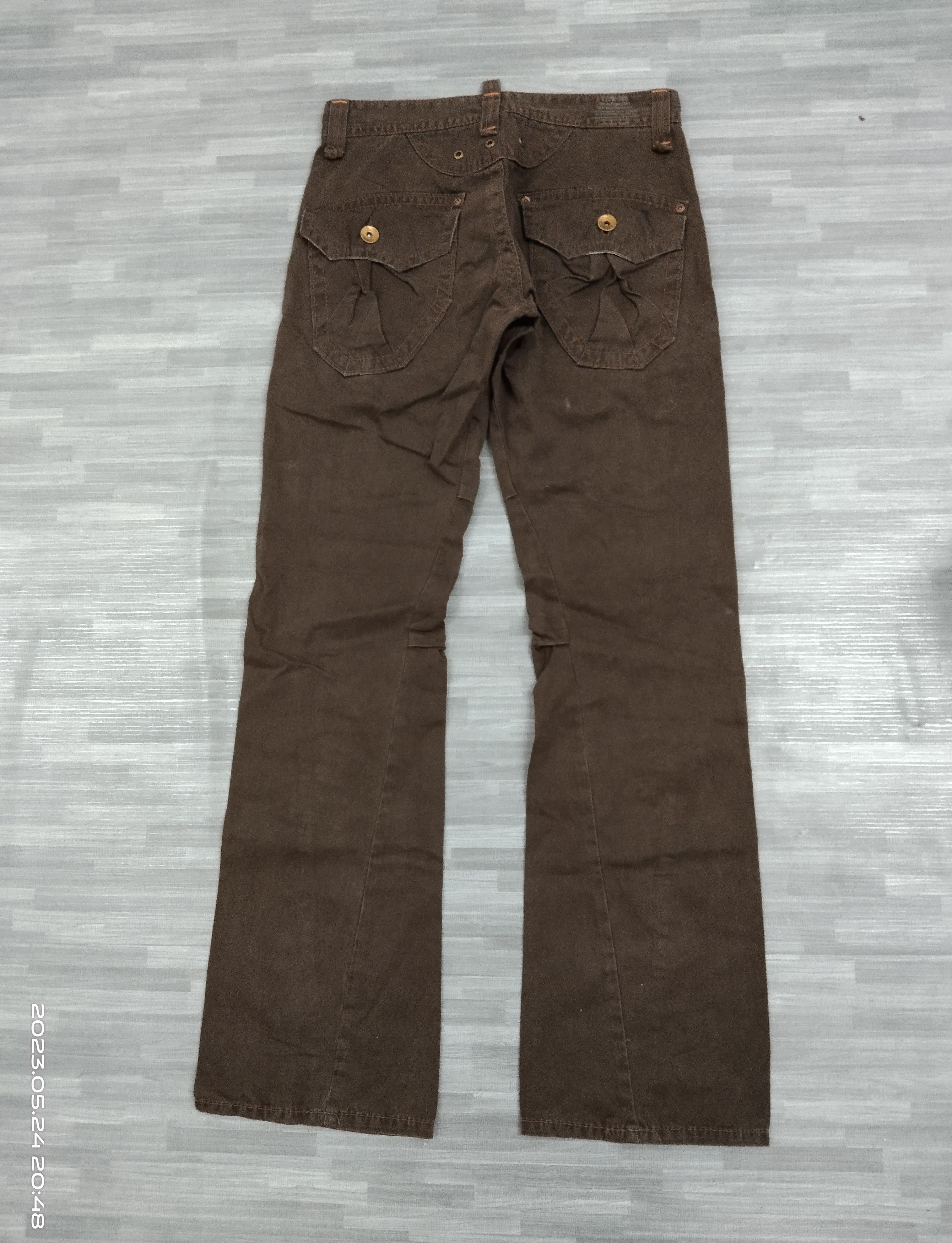 Japanese Brand FLARE TWIST BUSHPANTS 505 KHAKIS PANTS Size US 29 - 3 Thumbnail