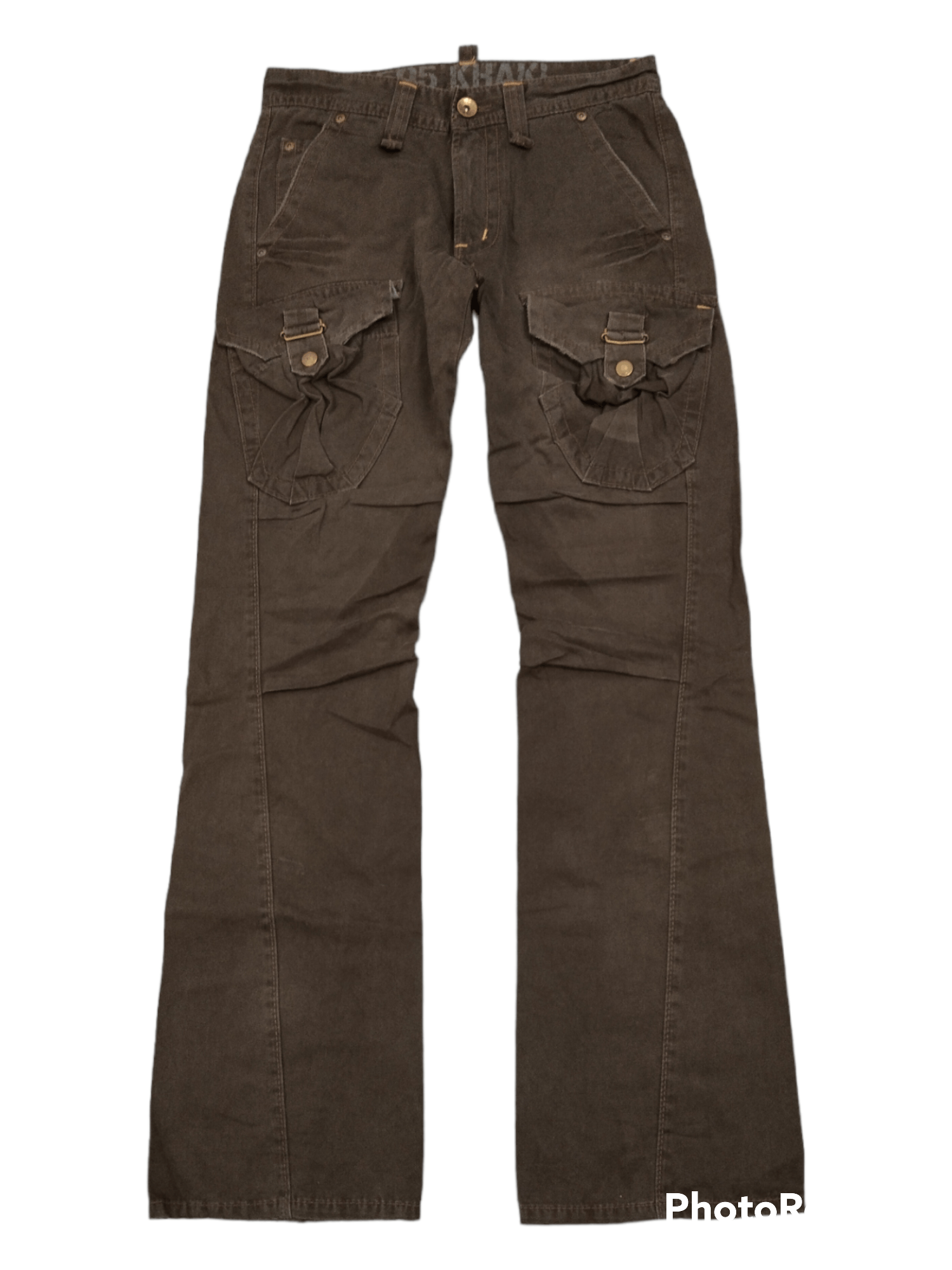 image of Hype Flare Twist Bushpants 505 Khakis Pants in Dark Brown, Men's (Size 29)