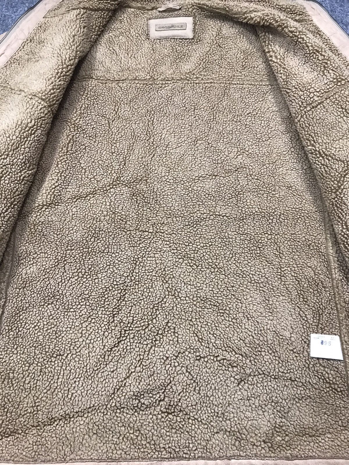 Japanese Brand × Vintage Crocodile Shearling Sherpa Jacket Double Pocket K2244j Size US XL / EU 56 / 4 - 5 Thumbnail
