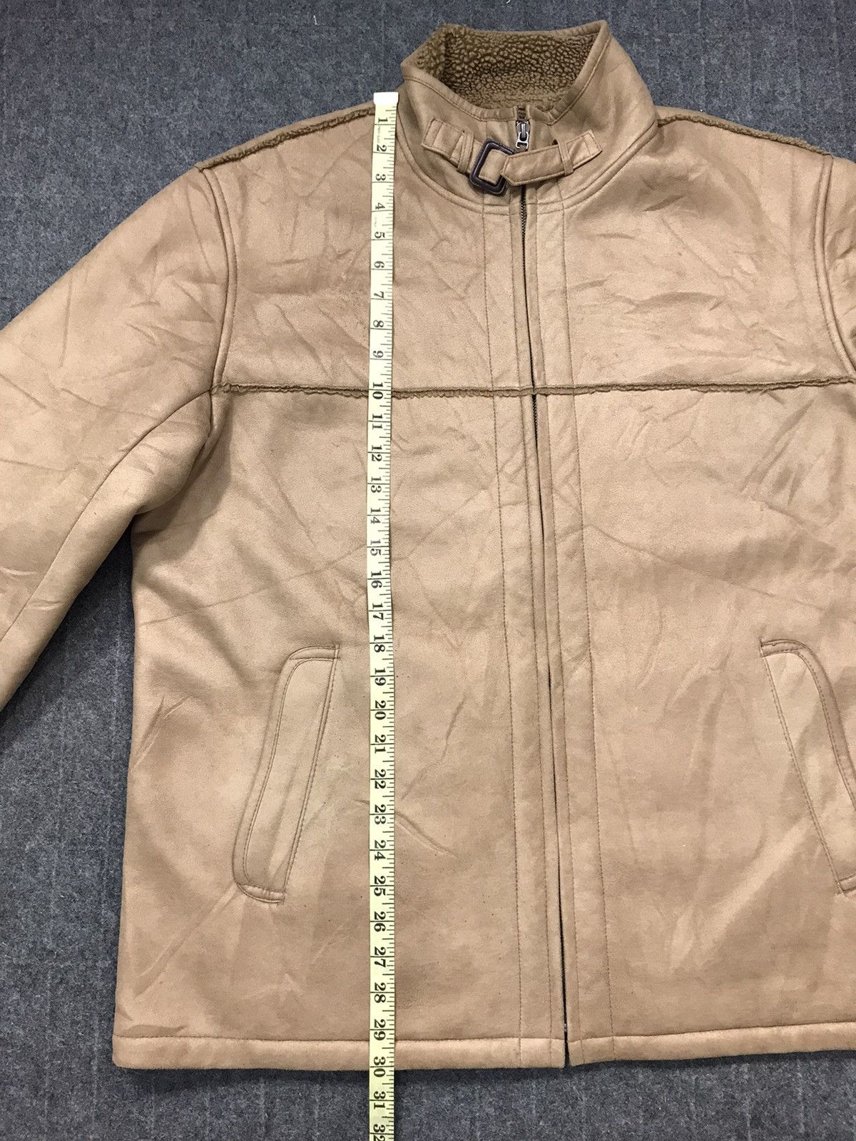 Japanese Brand × Vintage Crocodile Shearling Sherpa Jacket Double Pocket K2244j Size US XL / EU 56 / 4 - 12 Thumbnail